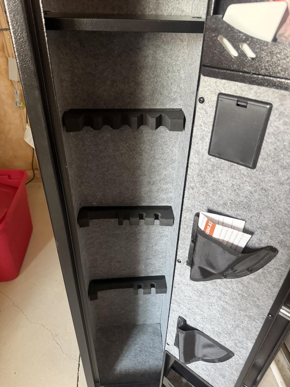 KAER Assembled Gun Safe for Rifles and Pistols with Electronic Lock Steel Gun Cabinet for 3-5 Shotguns 5 Handguns and Ammo Large Rifle Safe for Home Gun Owner with Removable Shelf Gun Rack LED Light customer photo 1