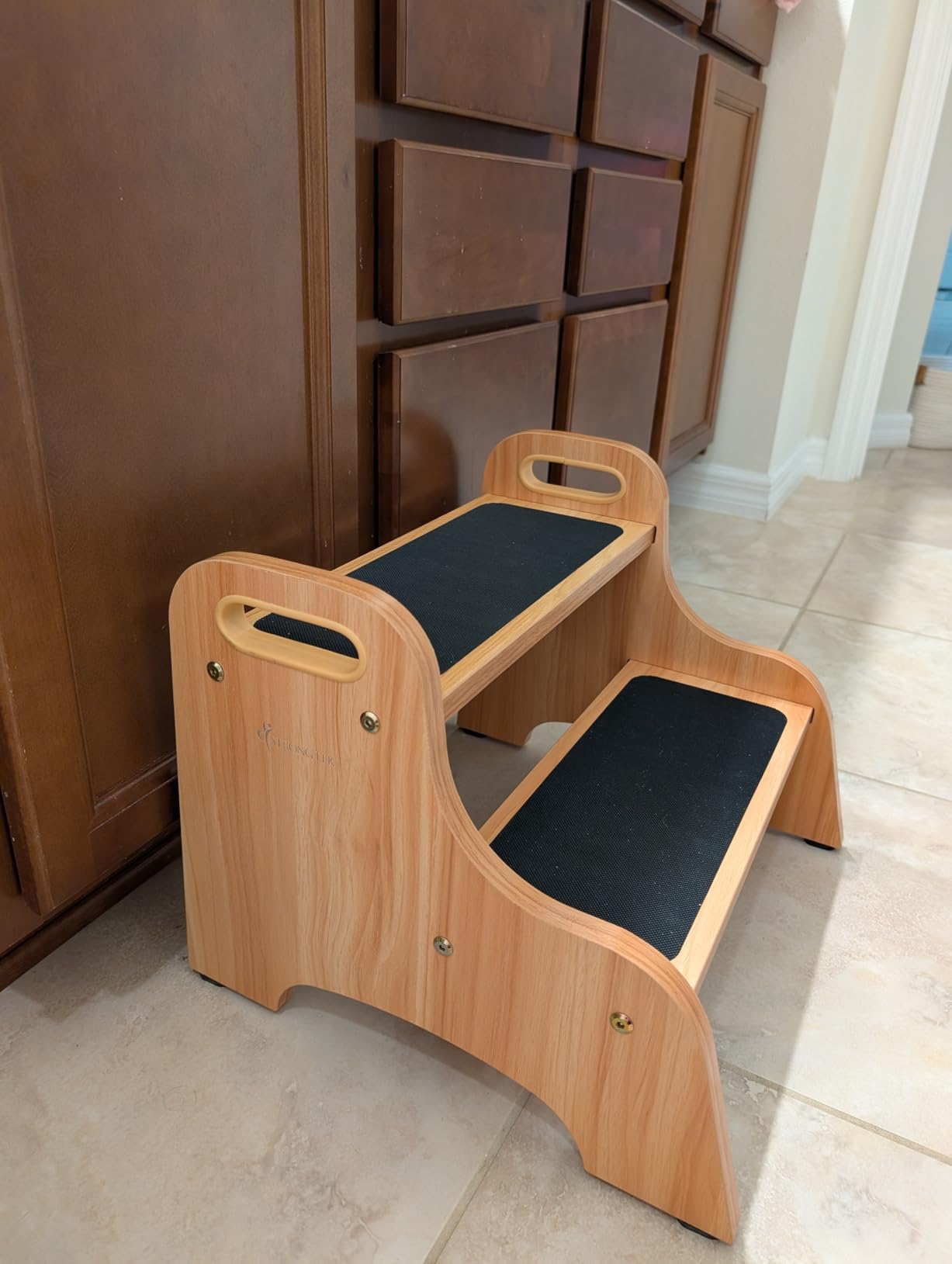StrongTek Wooden 2 Step Stools for Kids customer photo 1