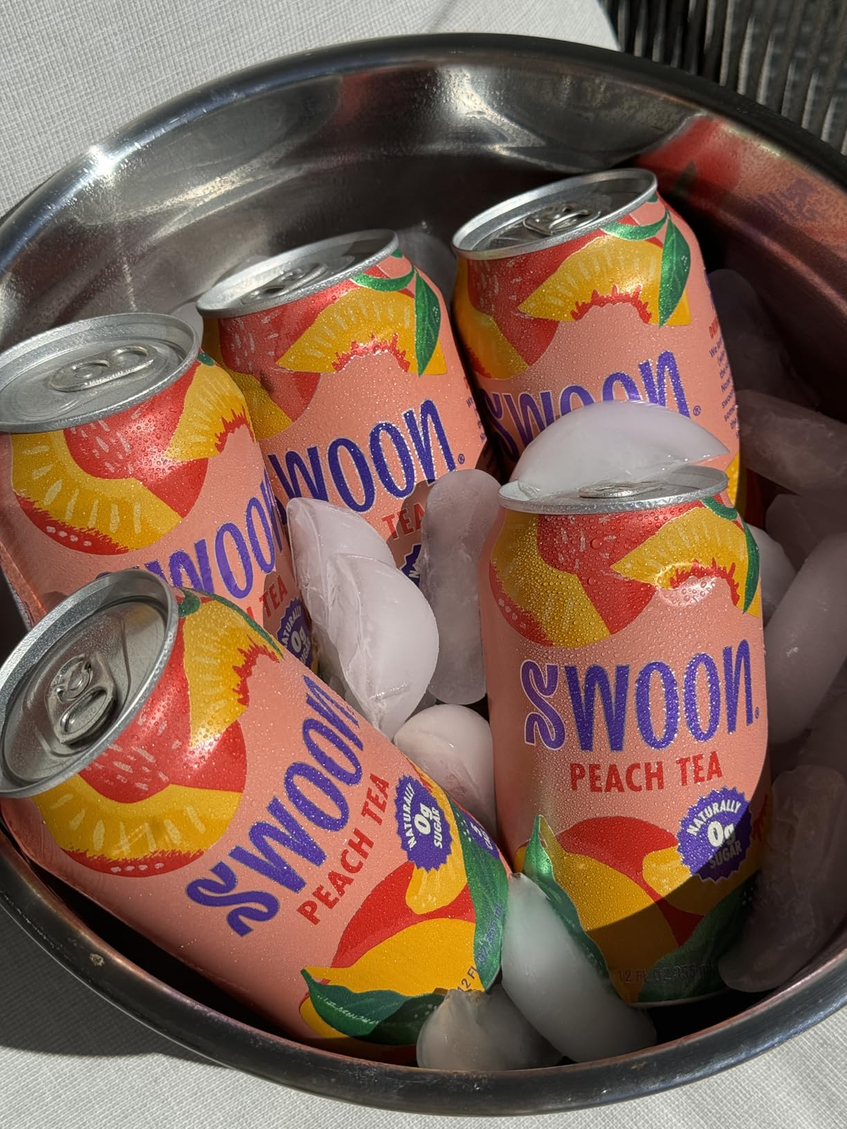 Swoon Peach Tea - Sugar Free, Low Carb, Paleo-Friendly, Gluten Free - Flavored Keto Drinks Made with Organic Black Tea & Sweetened by Monk Fruit and Stevia (Pack of 12) customer photo 2