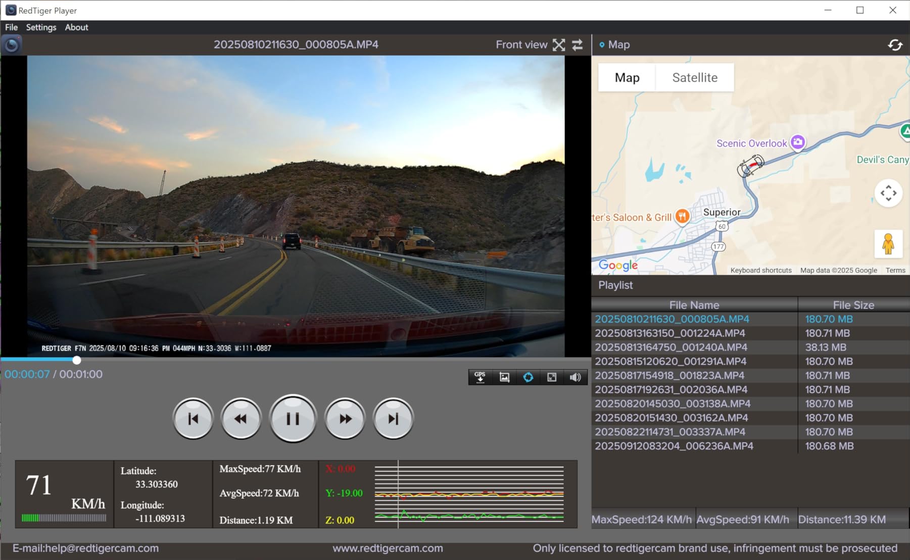 REDTIGER 4K Dash Cam Front Rear, STARVIS 2 Sensor, Free Card Included, 5.8GHz WiFi, Dash Camera with GPS, WDR Night Vision, 170° Wide Angle, 24H Parking Mode (F7NP) customer photo 2
