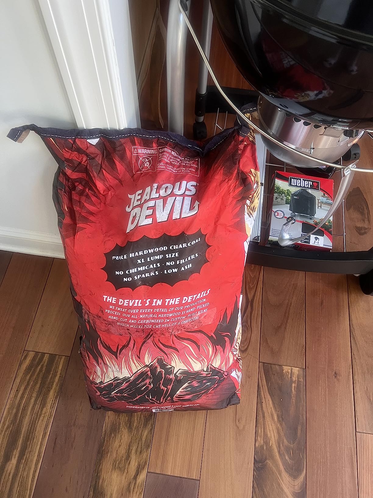 Masterbuilt Premium Hardwood Lump Charcoal for Gravity Series Charcoal Grill and Smokers, Compatible with All Barrel, Kamado, and Kettle Grills, 1 Pack, 16LB customer photo 2