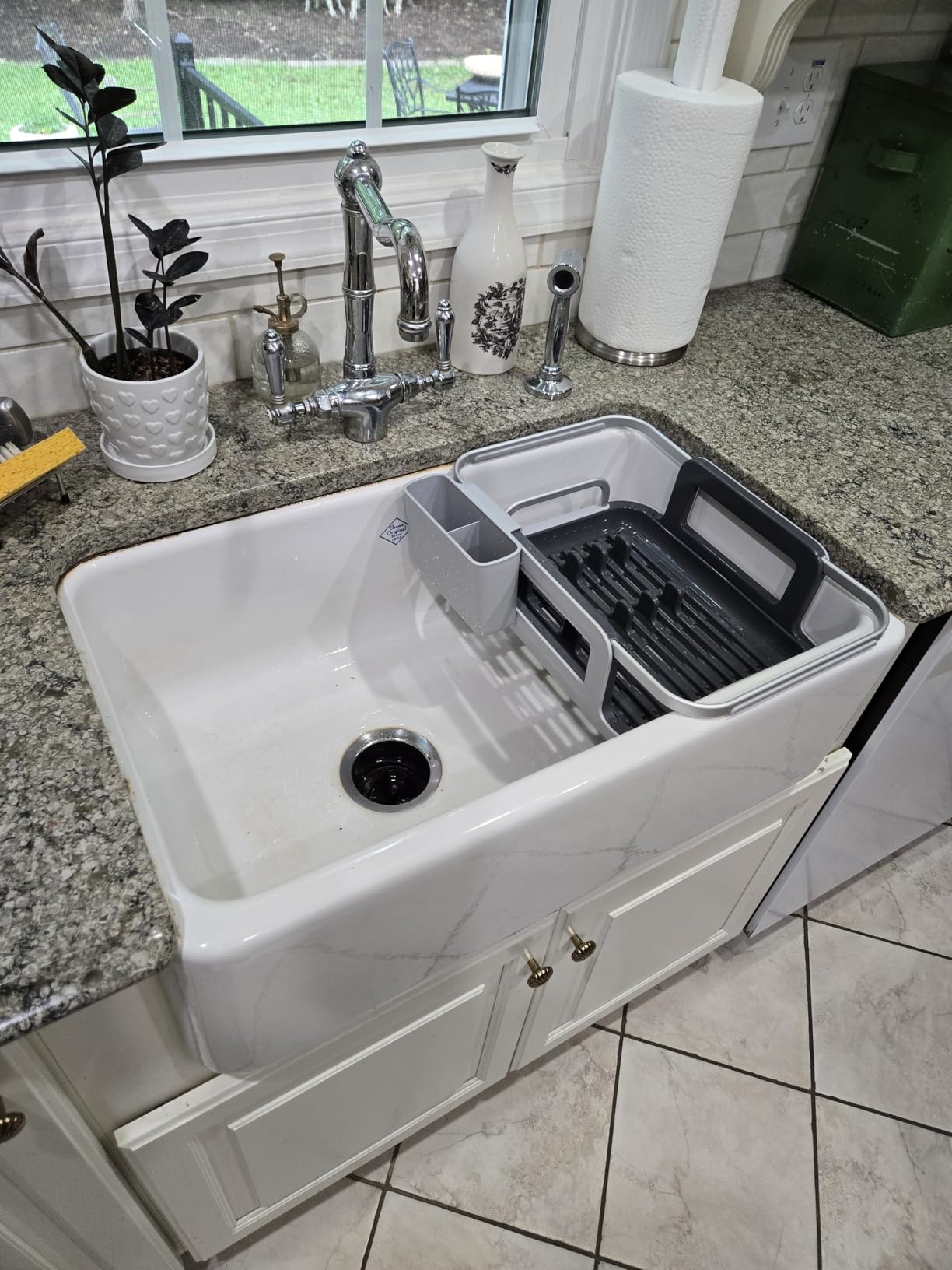 OXO Good Grips Extendable Over-The-Sink Aluminum Drying Dish Rack customer photo 1