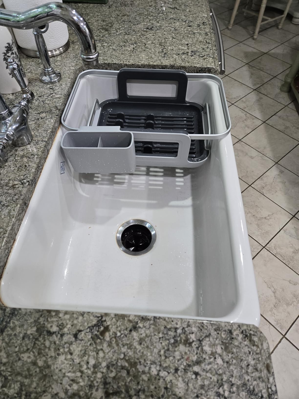 OXO Good Grips Extendable Over-The-Sink Aluminum Drying Dish Rack customer photo 2