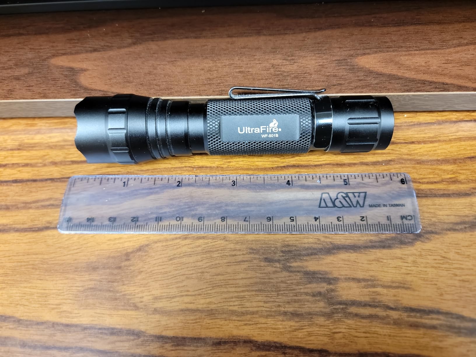 ULTRAFIRE Tactical Flashlight with Holster, Single Mode LED Flashlight 1000 High Lumen Duty Flashlights with Belt Holster and Charger, Bright Small Flash Light WF-501B customer photo 1