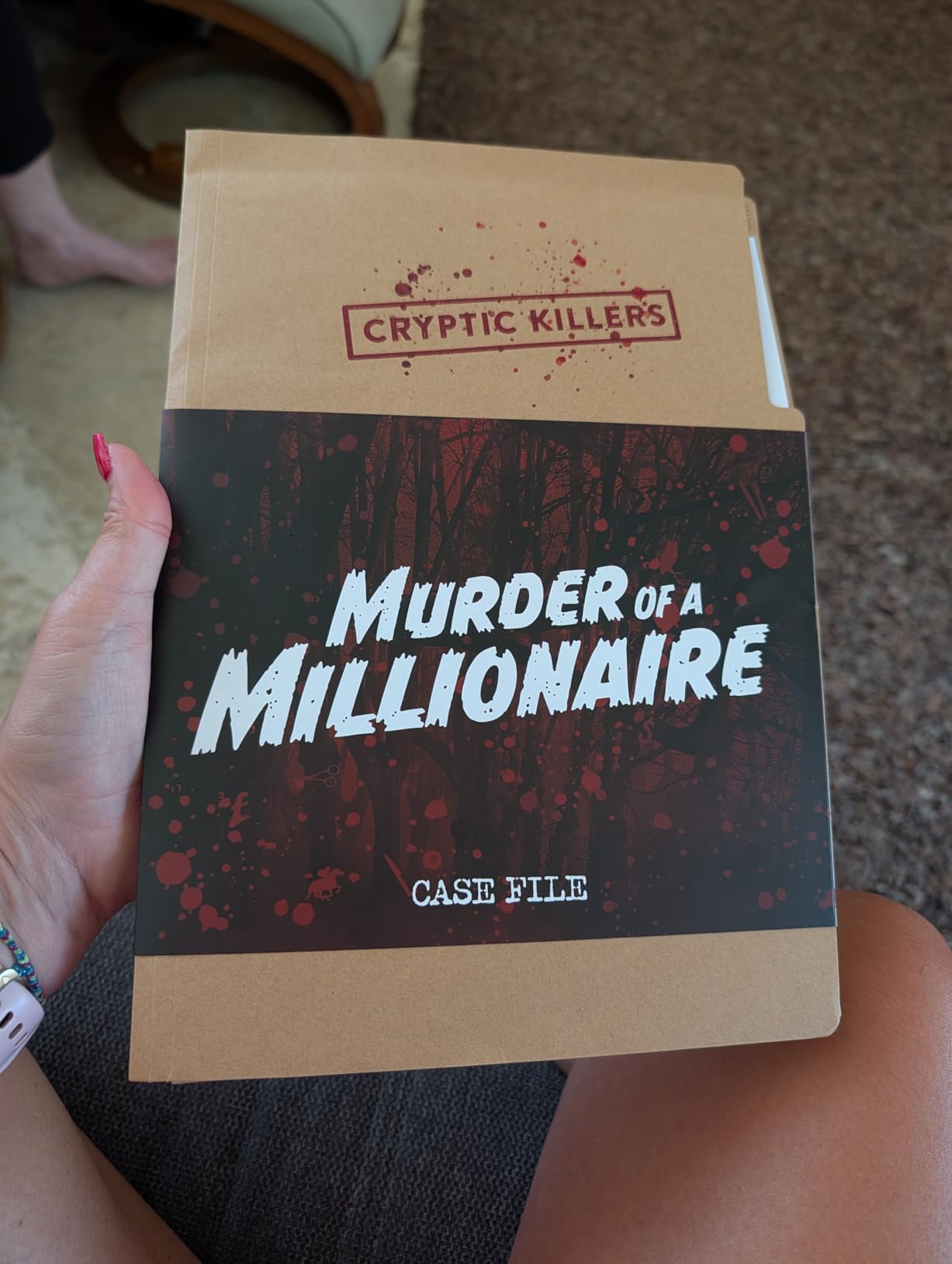 Cryptic Killers Unsolved Murder Mystery Game - Cold Case File Investigation - Detective Clues/Evidence - Solve The Crime - for Individuals, Date Nights & Party Groups - Murder of a Millionaire customer photo 2