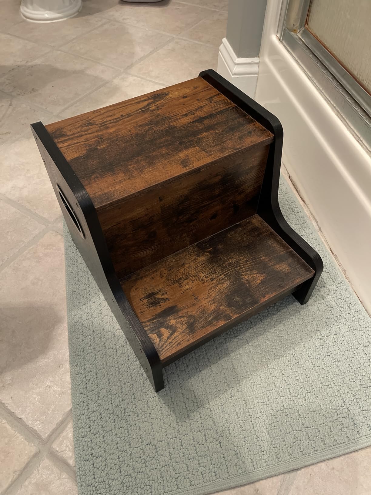 HOOBRO Step Stool for Kids, Two Step Toddler's Stool customer photo 2