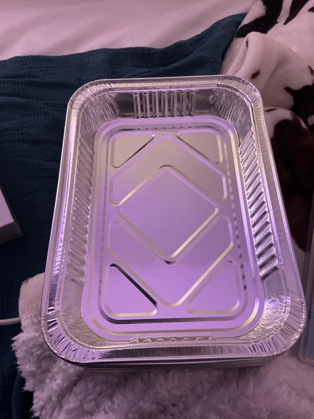 20Pack Drip Pans Compatible with Weber Grills Spirit Gas Grills, Q Grills, Genesis and Genesis II LX 200 300 Series,Disposable Aluminum Foil BBQ Grease Trays, 8.5 x 6 Inch customer photo 1