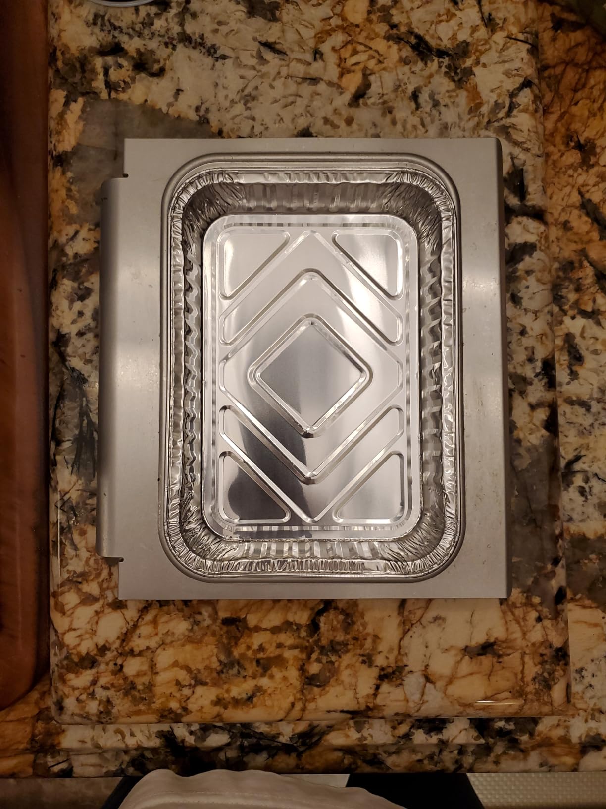 20Pack Drip Pans Compatible with Weber Grills Spirit Gas Grills, Q Grills, Genesis and Genesis II LX 200 300 Series,Disposable Aluminum Foil BBQ Grease Trays, 8.5 x 6 Inch customer photo 2