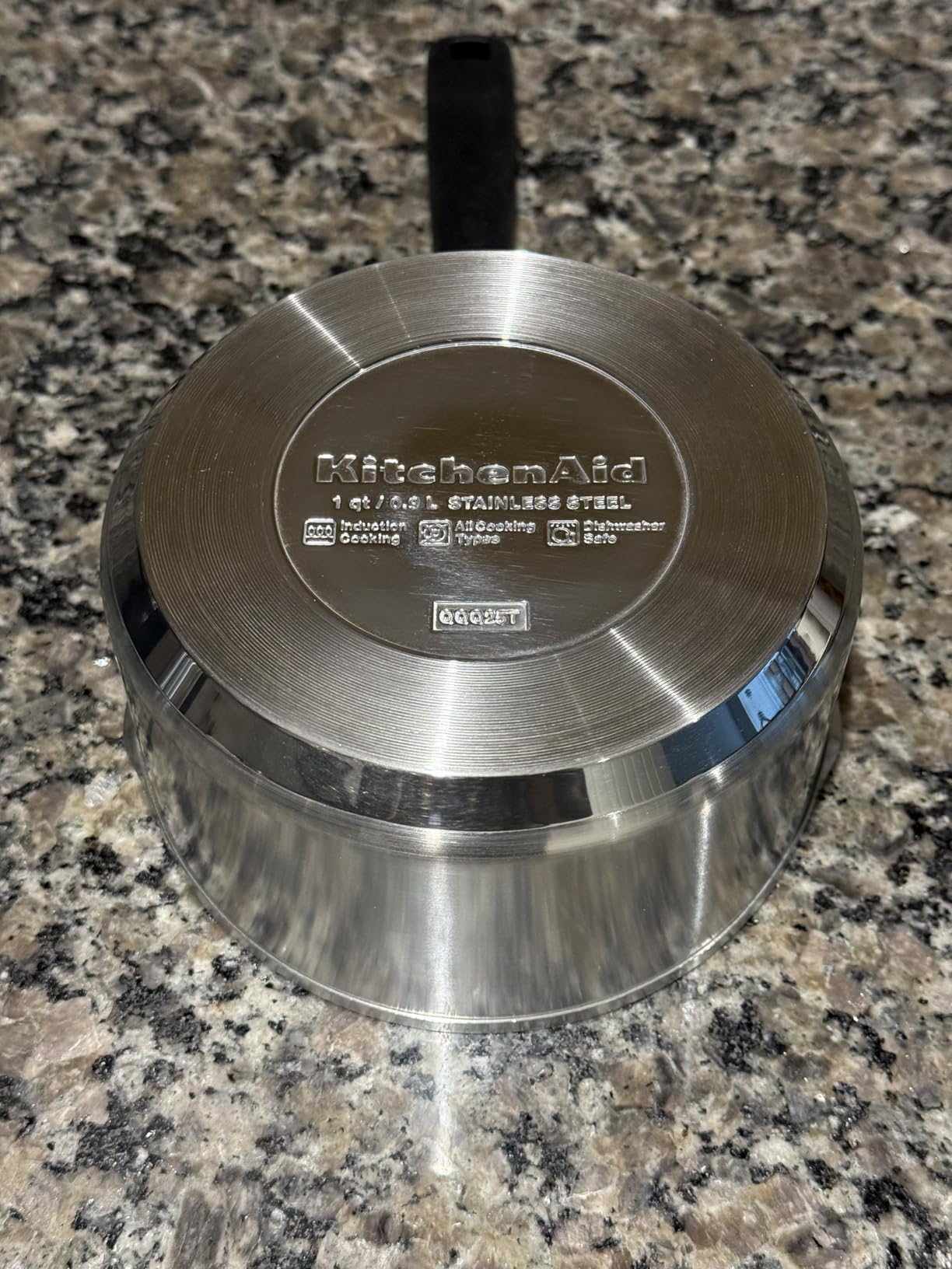 KitchenAid 71018 Stainless Steel Saucepan with Pour Spouts, 1 Quart - Brushed Stainless Steel customer photo 2