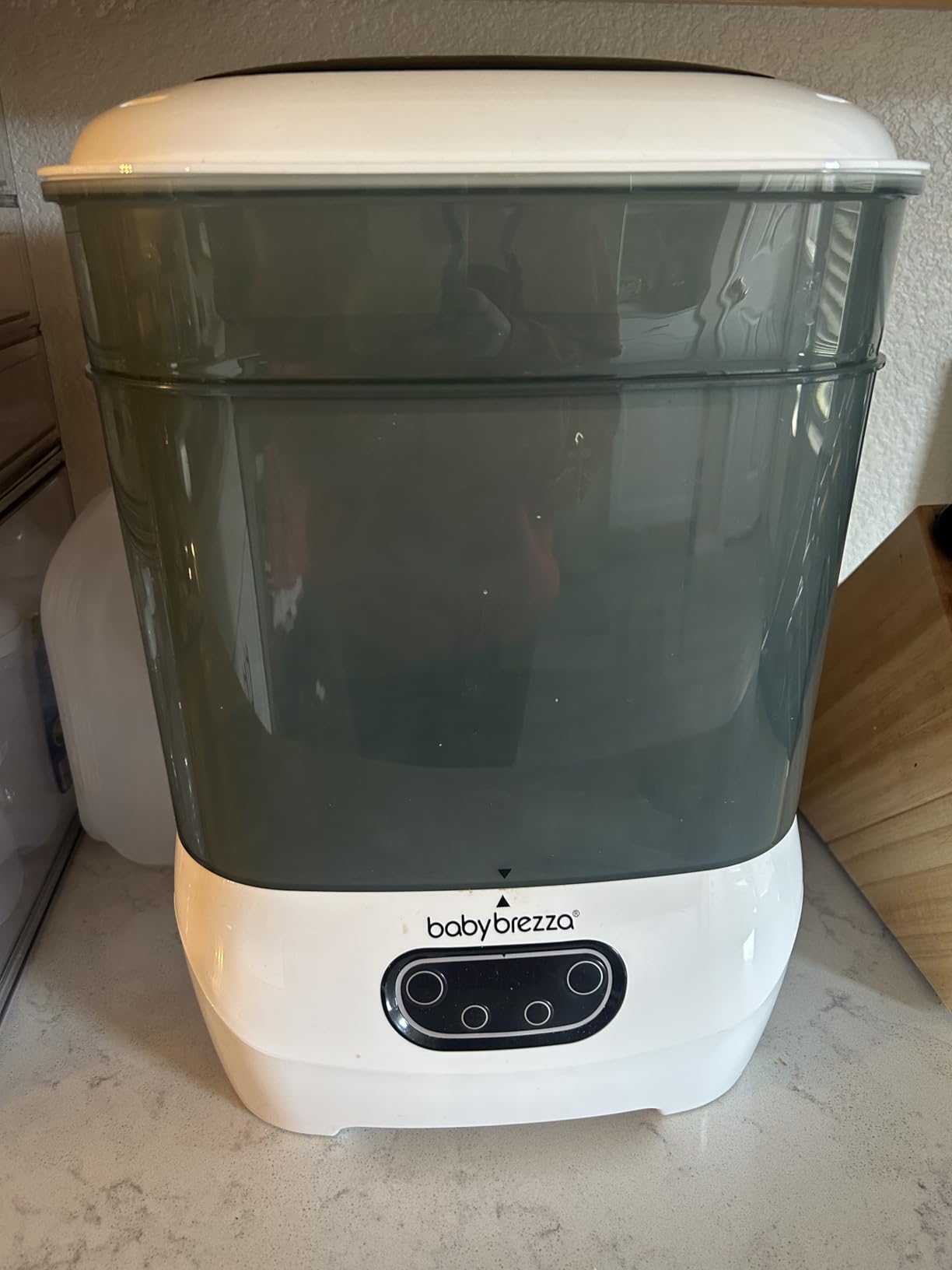 Baby Brezza Bottle Sterilizer and Dryer Advanced - 33% Faster - Largest Capacity Steam Sanitizer - Universal Sterilization Machine for All Bottles + Pump Parts - HEPA Air Filter customer photo 2