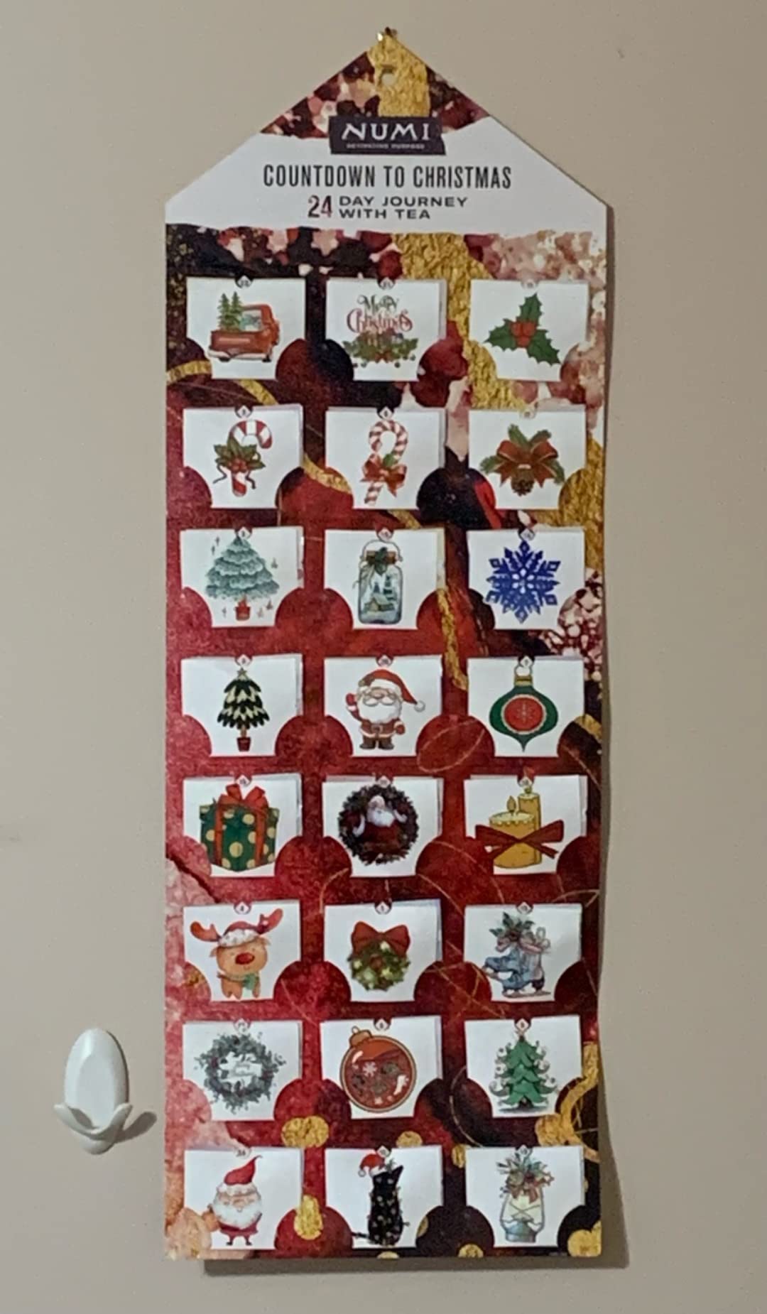 Numi Organic Tea Advent Calendar 2024, Countdown to Christmas, 24 Tea Bags, Gift Set customer photo 2