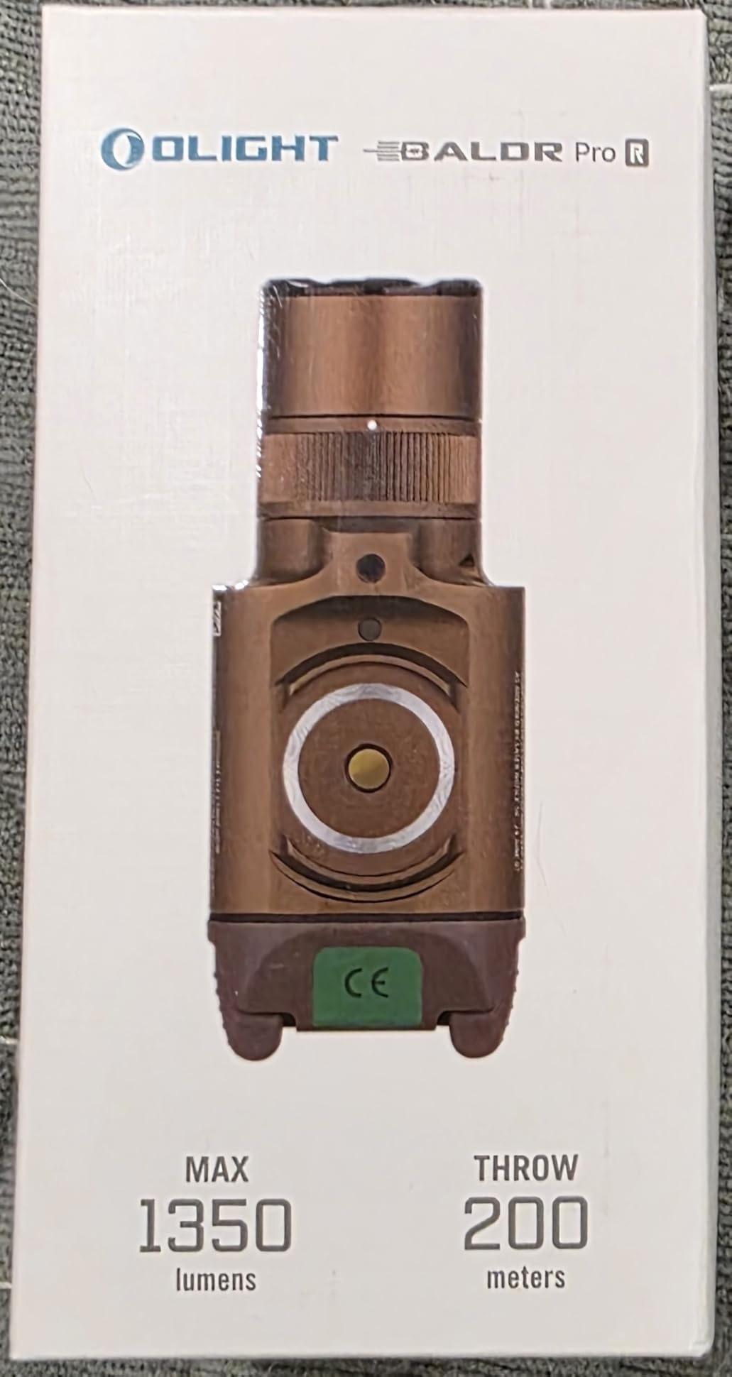 OLIGHT Baldr Pro R 1350 Lumens Magnetic USB Rechargeable Tactical Flashlight with Green Beam and White LED Combo, Rail Mount Weaponlight Compatible with 1913 or GL Rail, Built-in Battery customer photo 2