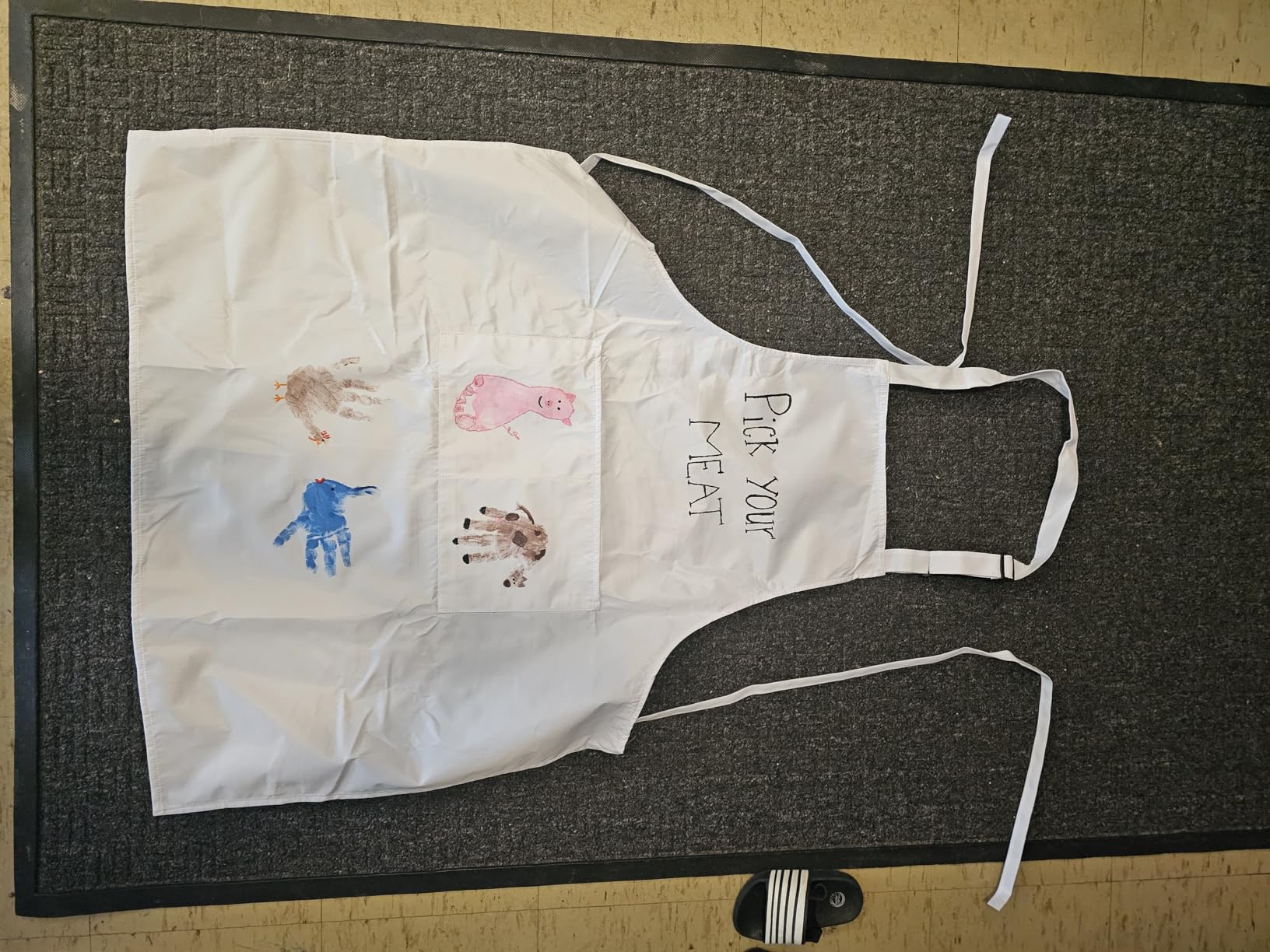 4 Packs Chef Apron, Waterproof Apron, Adjustable Aprons with 2 Pockets for Men Women, Professional Aprons for Kitchen Cooking Gardening Painting Baking Restaurant (Wine) customer photo 2