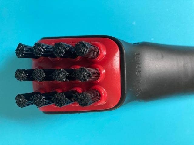 Cuisinel Cast Iron Chain Mail Scrubber + Cleaning Brush + Pan & Grill Scrapers - The Ultimate Skillet and Grill Cleaner Kit customer photo 2
