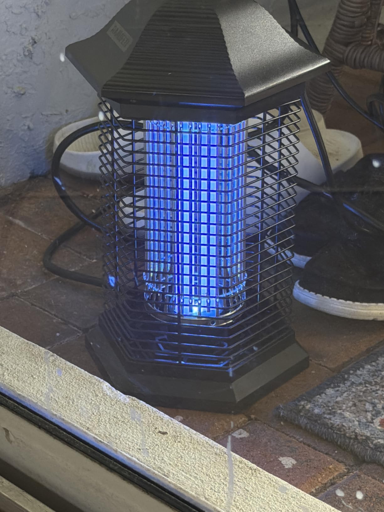 Bug Zapper Outdoor Indoor, 18W Power & 4400V Instant Grid Mosquito Repellent, Insect Control Efficiency Increased 100%, 1/2 Acre Coverage, Fly Trap for Patio, Backyard, Home customer photo 1