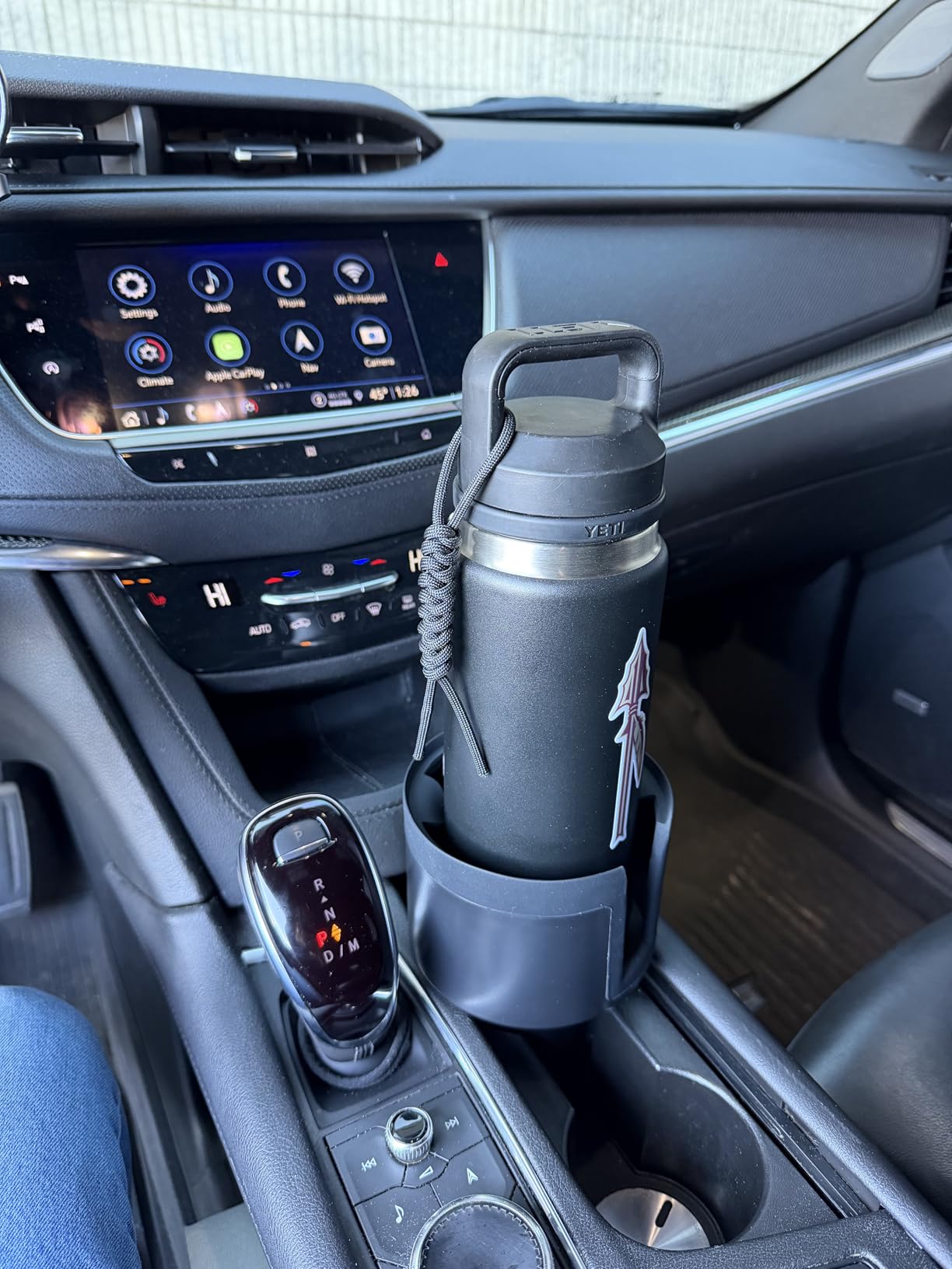 [Upgraded] Integral Ultimate Car Cup Holder Expander - Adjustable Base - Organizer & Expander for Vehicles - Compatible with Mugs, Yeti 14/24/36/46oz, Rambler, Hydro Flasks 32/40oz, 3.4