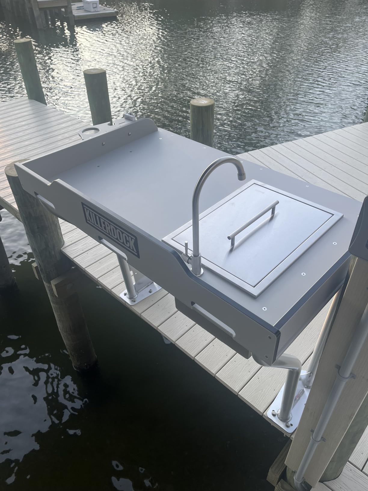 Ruvati 21 x 20 inch Outdoor BBQ Workstation Sink Topmount T-316 Marine Grade Stainless Steel - RVQ5221 customer photo 1