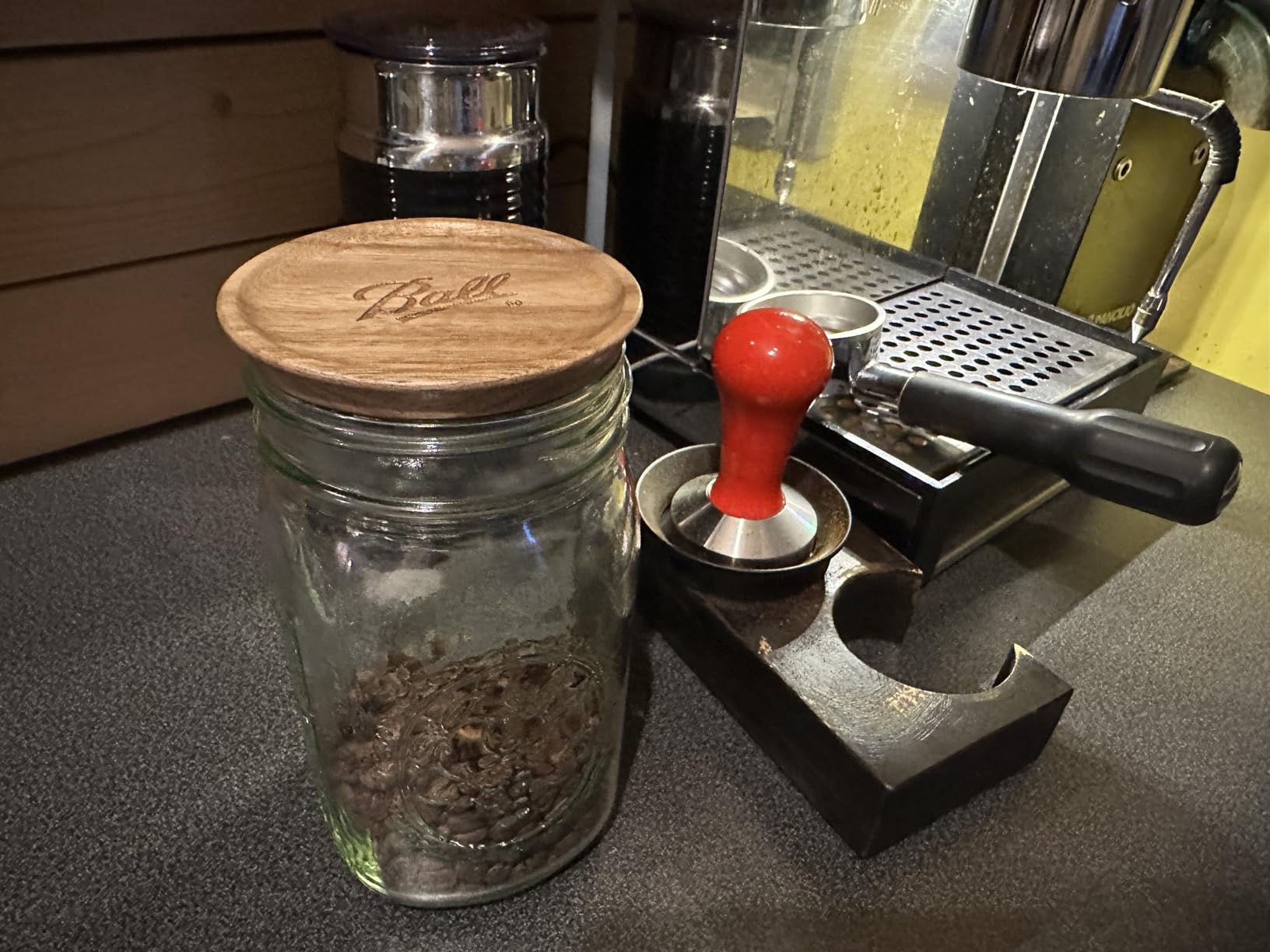 Ball Jar Lids, 5 Pack Ball Jar Wooden Storage Lids customer photo 1