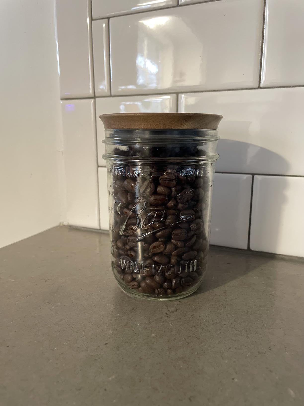 Ball Jar Lids, 5 Pack Ball Jar Wooden Storage Lids customer photo 2