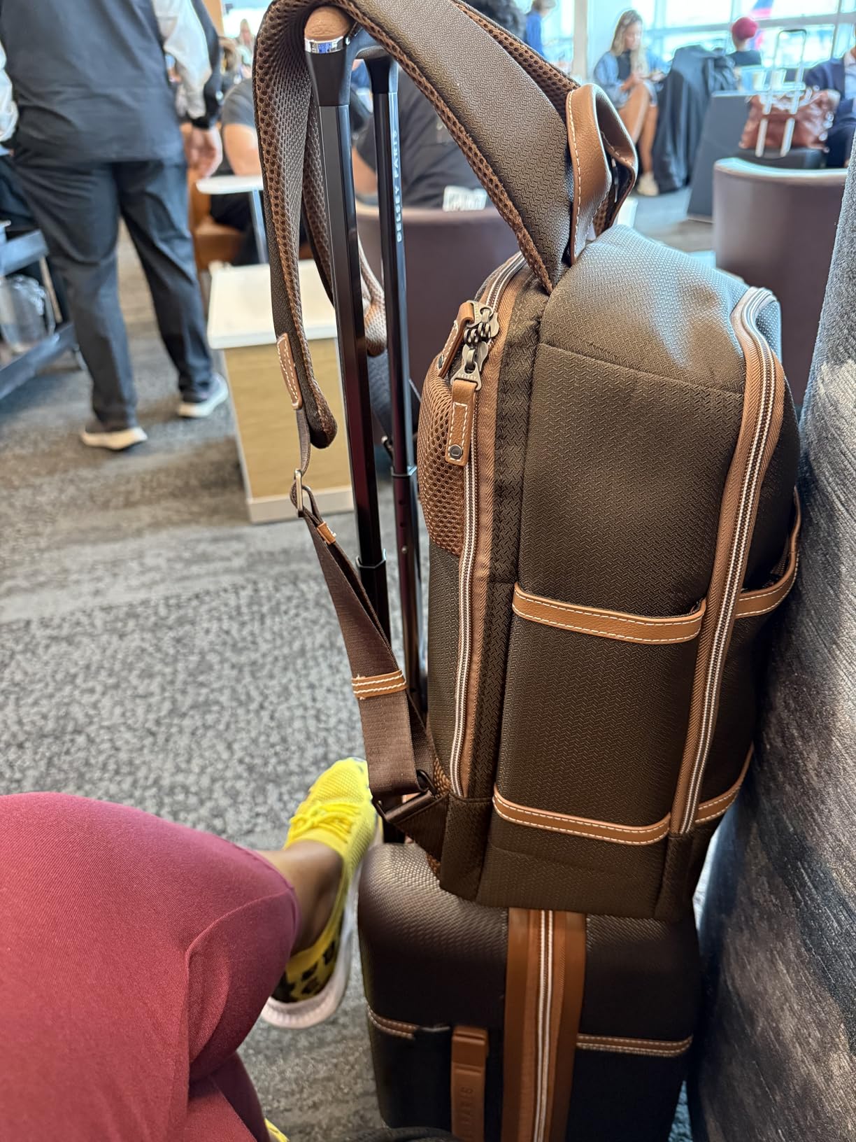 DELSEY PARIS Chatelet Air 2.0 Hardside Luggage Trunk with Spinner Wheels, Angora, Checked-26 Inch Trunk customer photo 2