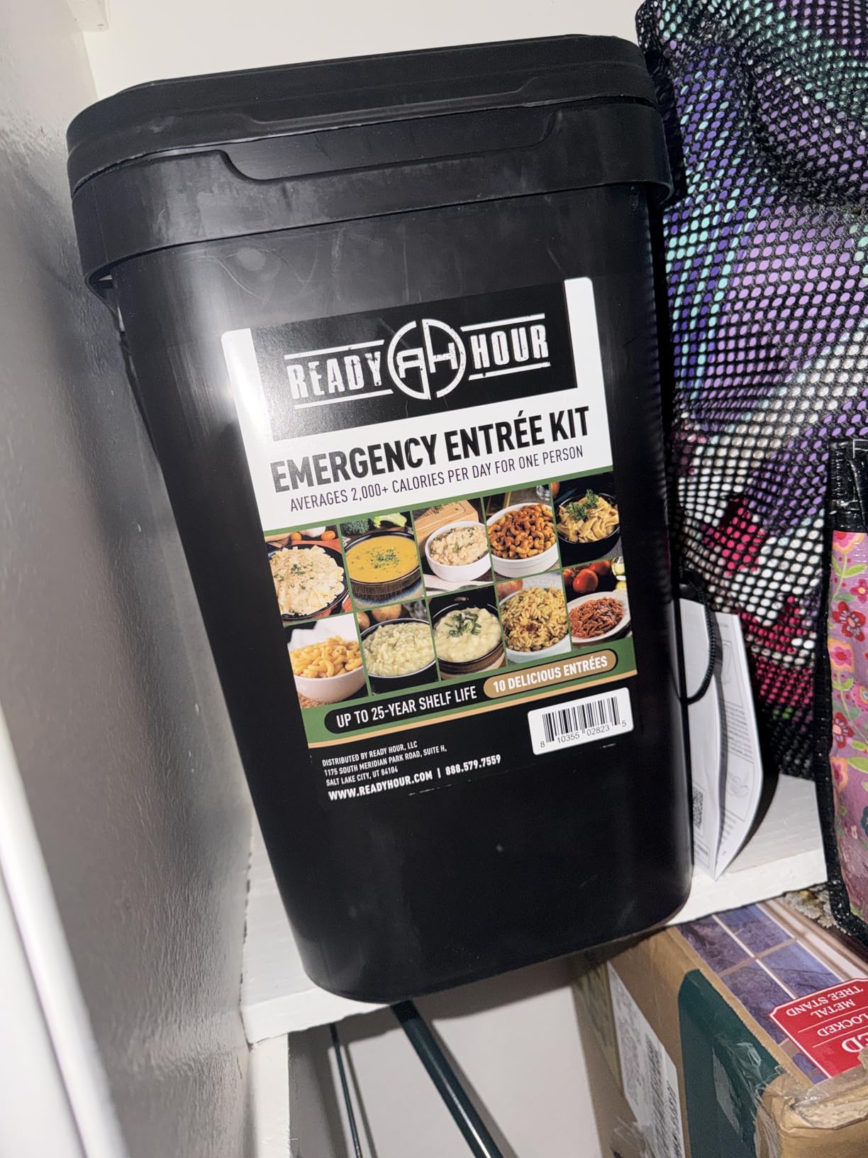 Ready Hour 120 Serving Entree Bucket - Freeze Dried Emergency Food Supply - Survival Meals with Long Shelf Life customer photo 1