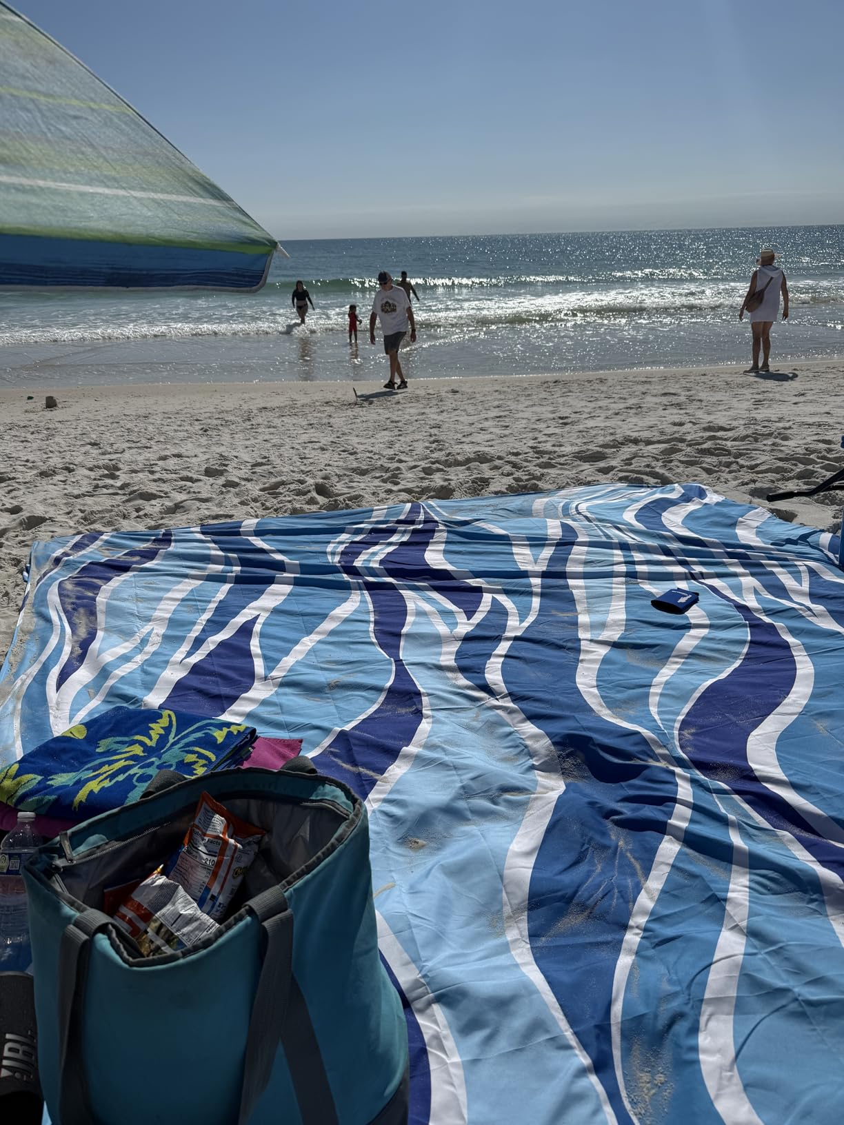 Everlasting Comfort Large Beach Blanket Waterproof & Sandproof - 80