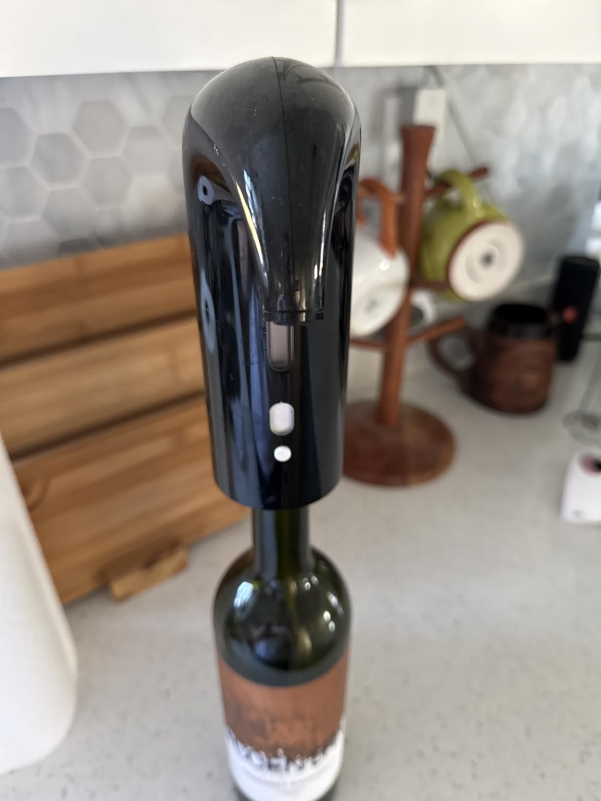 Electric Wine Aerator, Wine Dispenser Pump, Automatic Wine Pourer with Retractable Tube customer photo 1