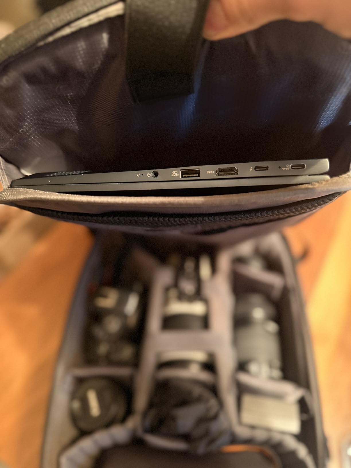 TARION Hardshell Camera Backpack Bag - 3-side Hard Case Professional Camera Bag with 14.5
