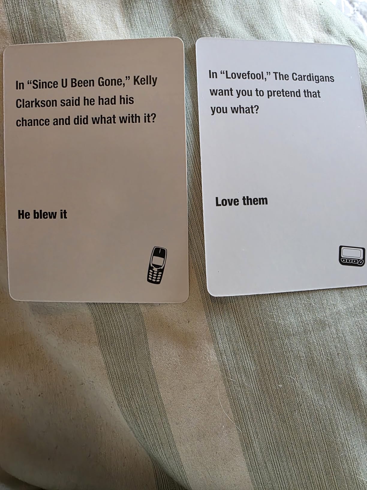 Lyrically Correct '90s & 2000s Music Trivia Card Game - Hip Hop and R&B Edition - Finish The Lyrics Challenge, Fun for Adults customer photo 1