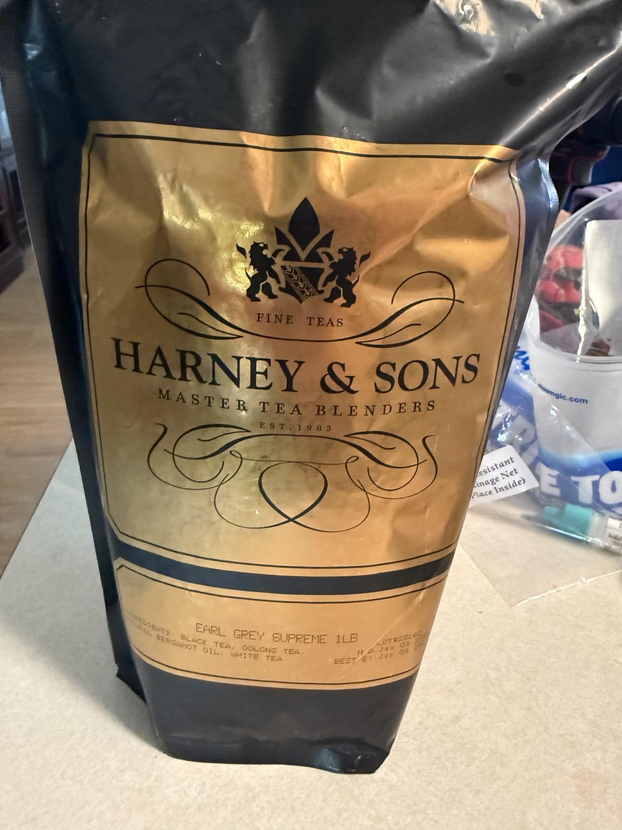 Harney & Sons Earl Grey Supreme Tea, Loose leaf 16 ounce customer photo 2