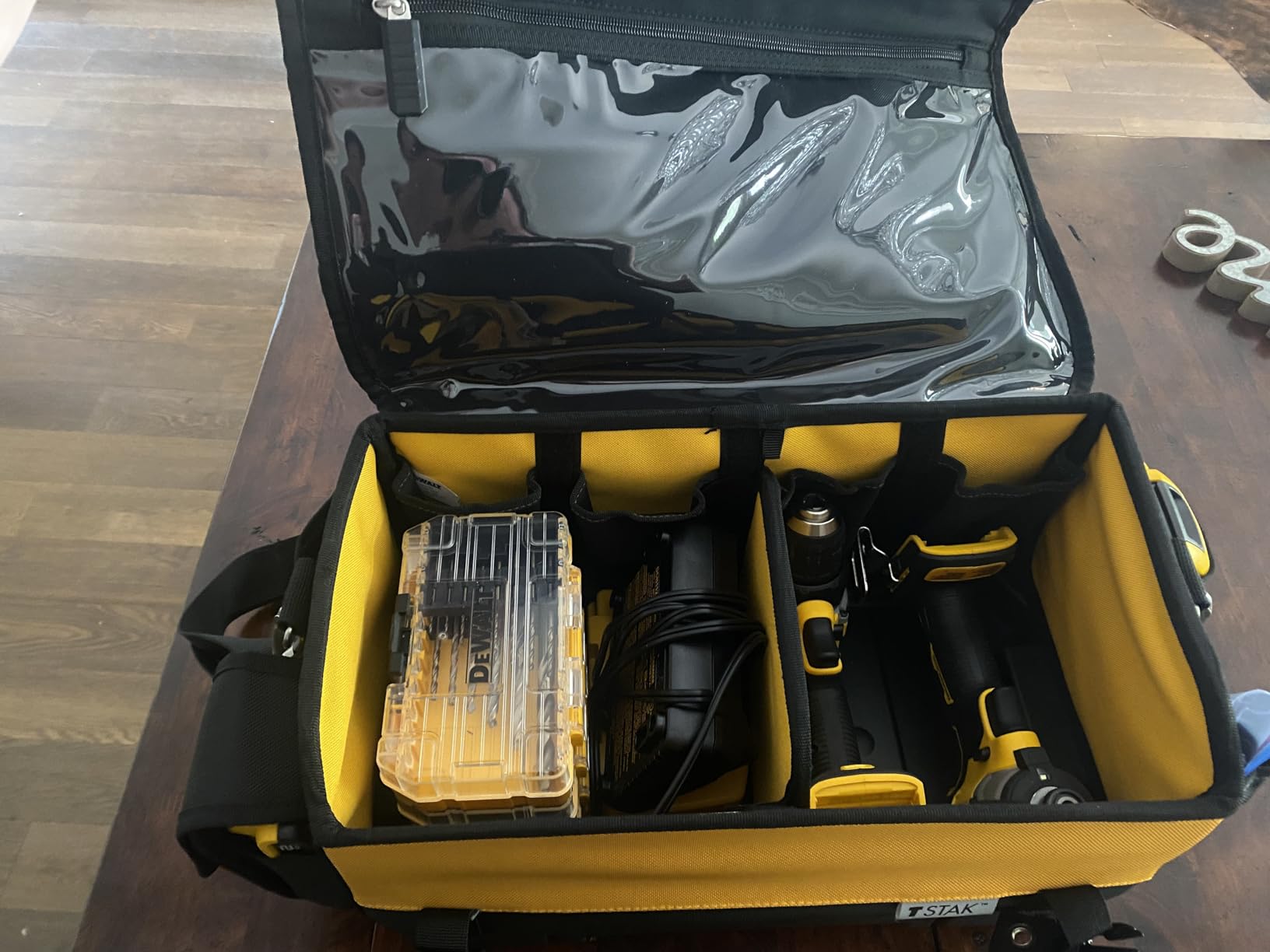 DEWALT TSTAK Tool Bag, 16-inch Durable Tote with Tool Organizer and Hard Bottom (DWST17623) customer photo 1