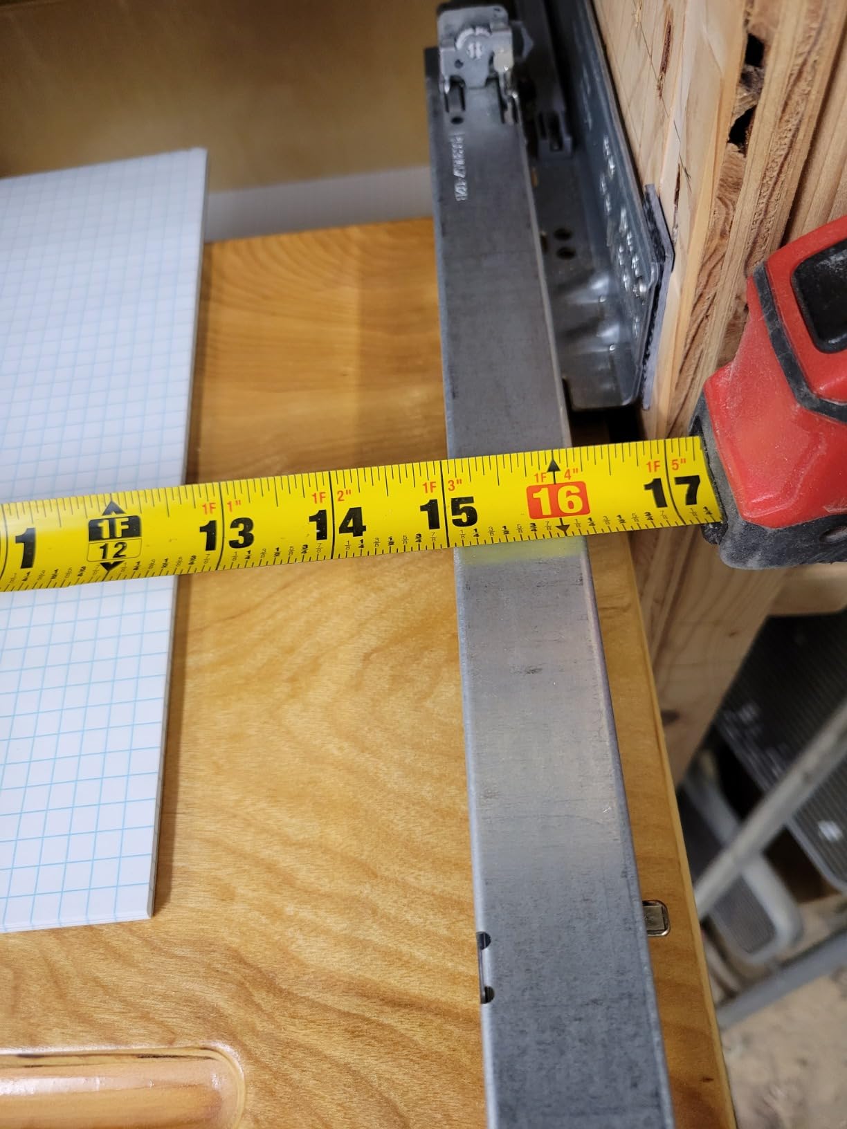 BLUM 21 Inch Drawer Slide, Full Extension, Concealed, Undermount. 563H5330B with 100 Lbs. Weight Capacity and Soft Close for 5/8 inch Thick Drawers. (Pair) customer photo 2