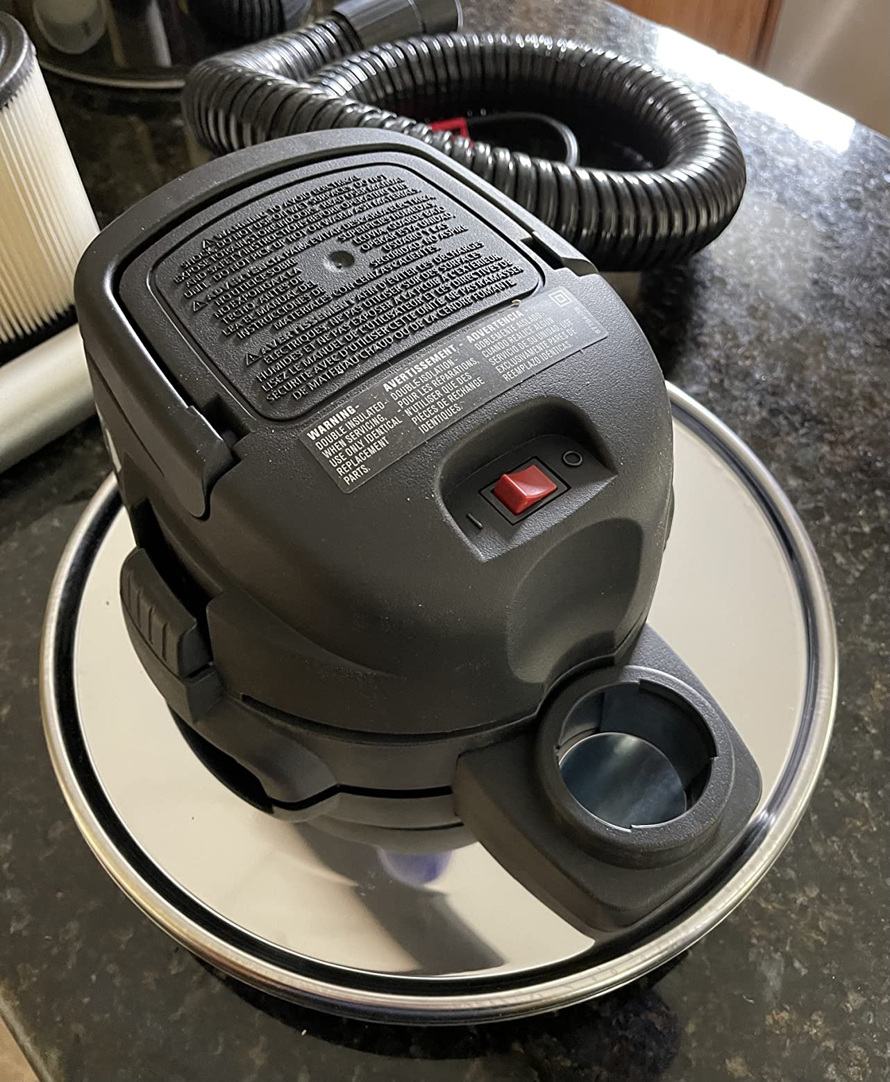 Shop-Vac 4 Gallon 2.0 Peak HP Ash Vacuum, 7.0 Amps Ash Vac Cleaner with HEPA Filter, Hose and Accessories for Fireplaces, Wood Stoves, Pellet Stoves and BBQ Grills. 4040988 customer photo 2