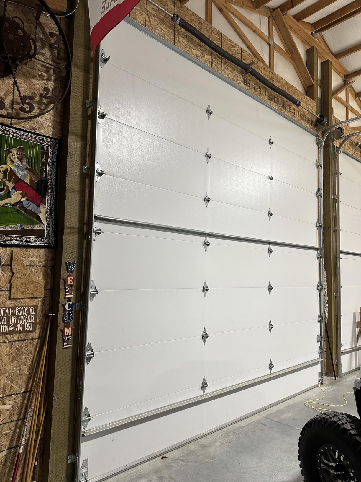 Garage Door Hinge - Energy Saving, 5 Panel Doors, 12' Wide & Over, MFG# C4416-50 customer photo 1