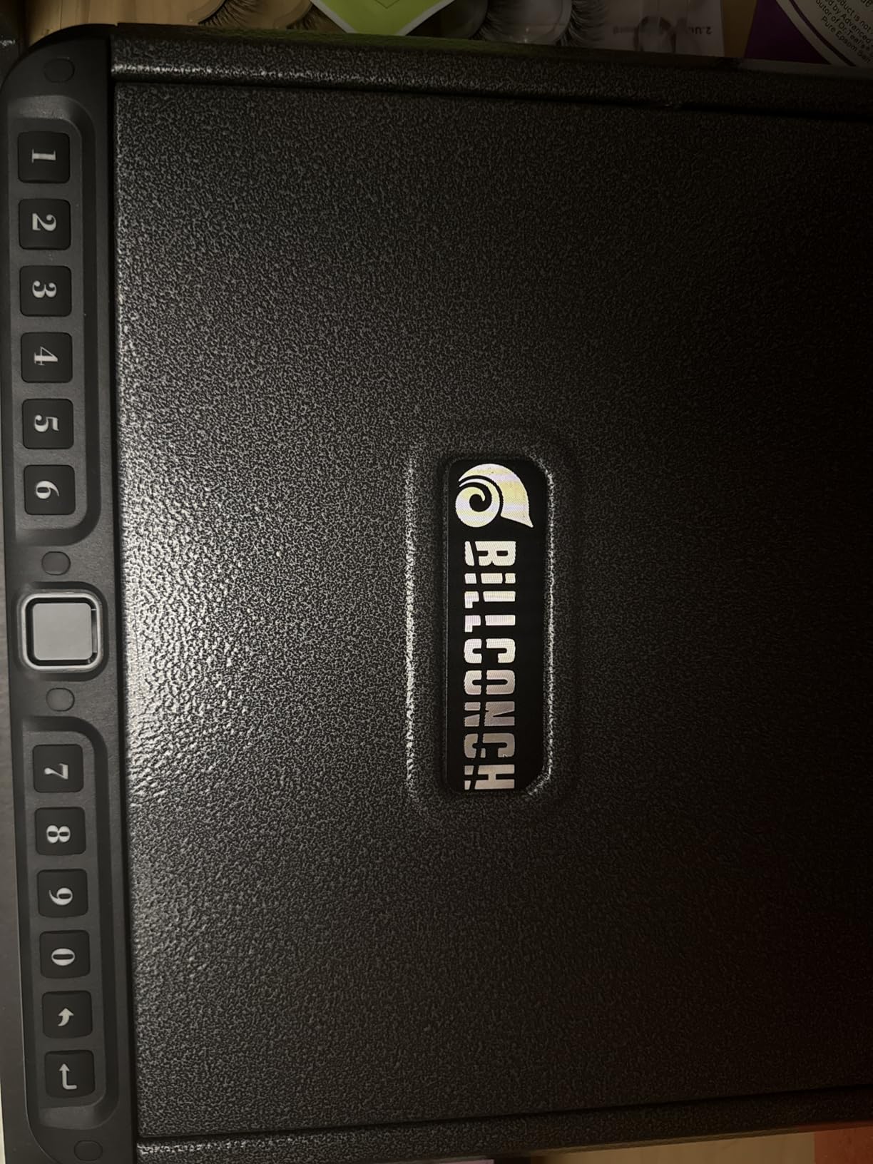 BILLCONCH Gun Safe for Handgun - Biometric Gun Safe 4 Ways Quick Access with Fingerprint/Full-digital Keypad/Key/APP Lock customer photo 2