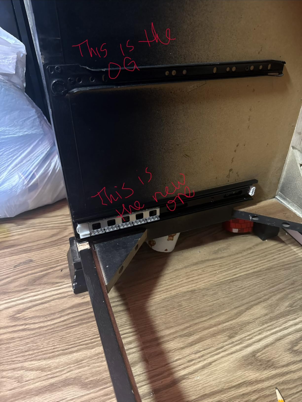 LONTAN 1 Pair Side Mount Heavy Duty Drawer Glides 22 inch Soft Close Drawer Slides 100 LB Capacity Ball Bearing Full Extension Cabinet Rails customer photo 1