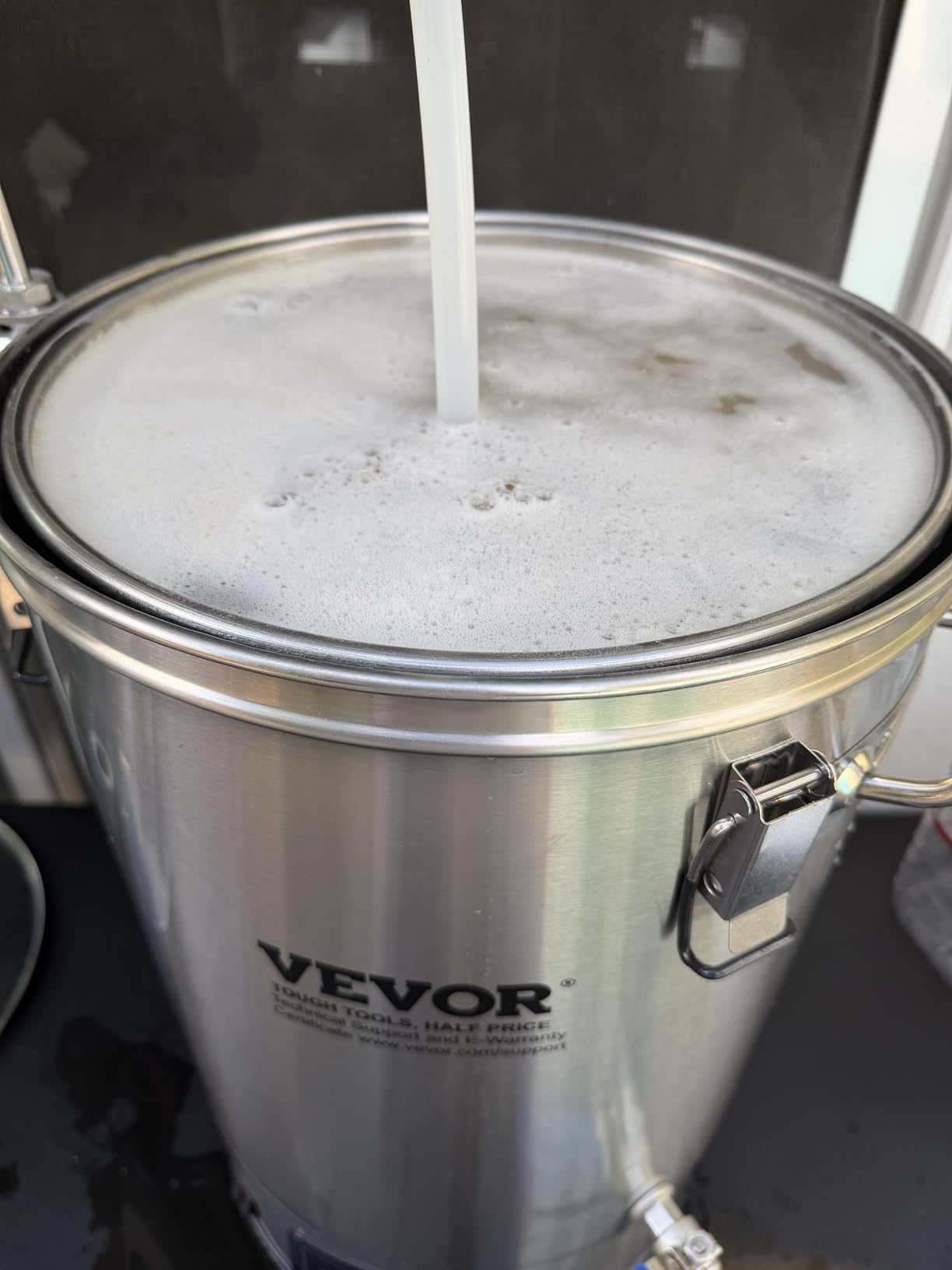 VEVOR Electric Brewing System, 9.2 Gal/35 L Brewing Pot, All-in-One Home Beer Brewer w/Pump, Mash Boil Device w/Panel, Auto/Manual Mode 100-1800W customer photo 1