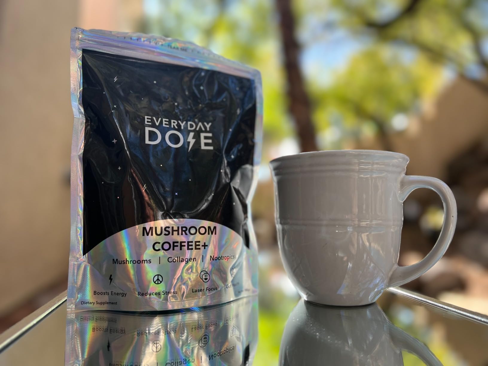 Everyday Dose Premium Adaptogenic Mushroom Coffee with Grass-Fed Collagen, Chaga, Lions Mane & L-Theanine for Better Focus, Energy, Digestion, Skin, and Immunity 30 Servings customer photo 2
