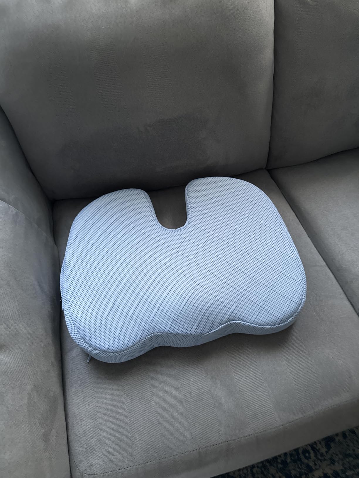 TushGuard Seat Cushion - Memory Foam Cushion for Office Chair, Car Seat, Airplane, Bleacher - Sciatica & Hip & Coccyx Pain Relief Desk Chair Cushion for Long Sitting Office Workers, Car Drivers customer photo 2