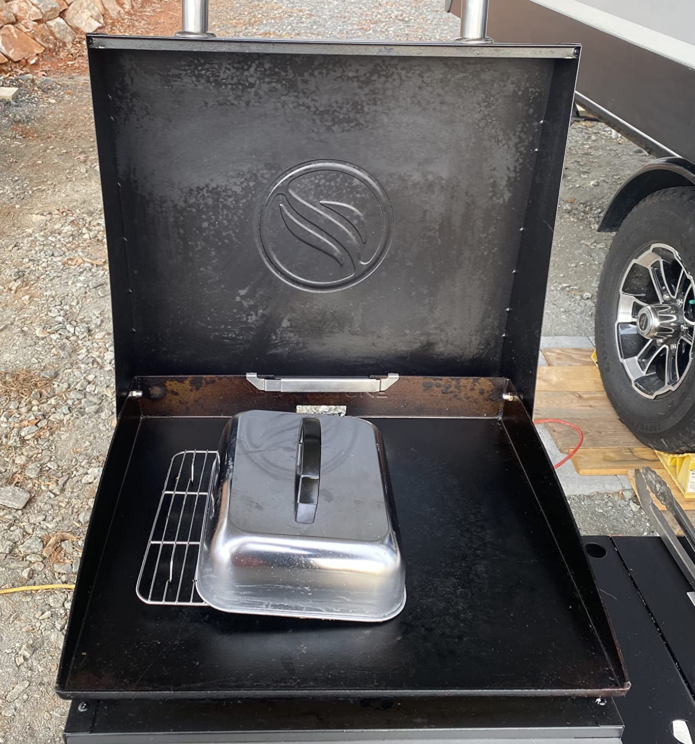 Rectangle Cheese Melting Dome, HaSteeL Stainless Steel Basting Cover for Flat Top Griddle BBQ Steaming Grilling Cooking Indoor & Outdoor, Large 13In & Small 9.3In, Heavy Duty & Dishwasher Safe(2 Pcs) customer photo 1