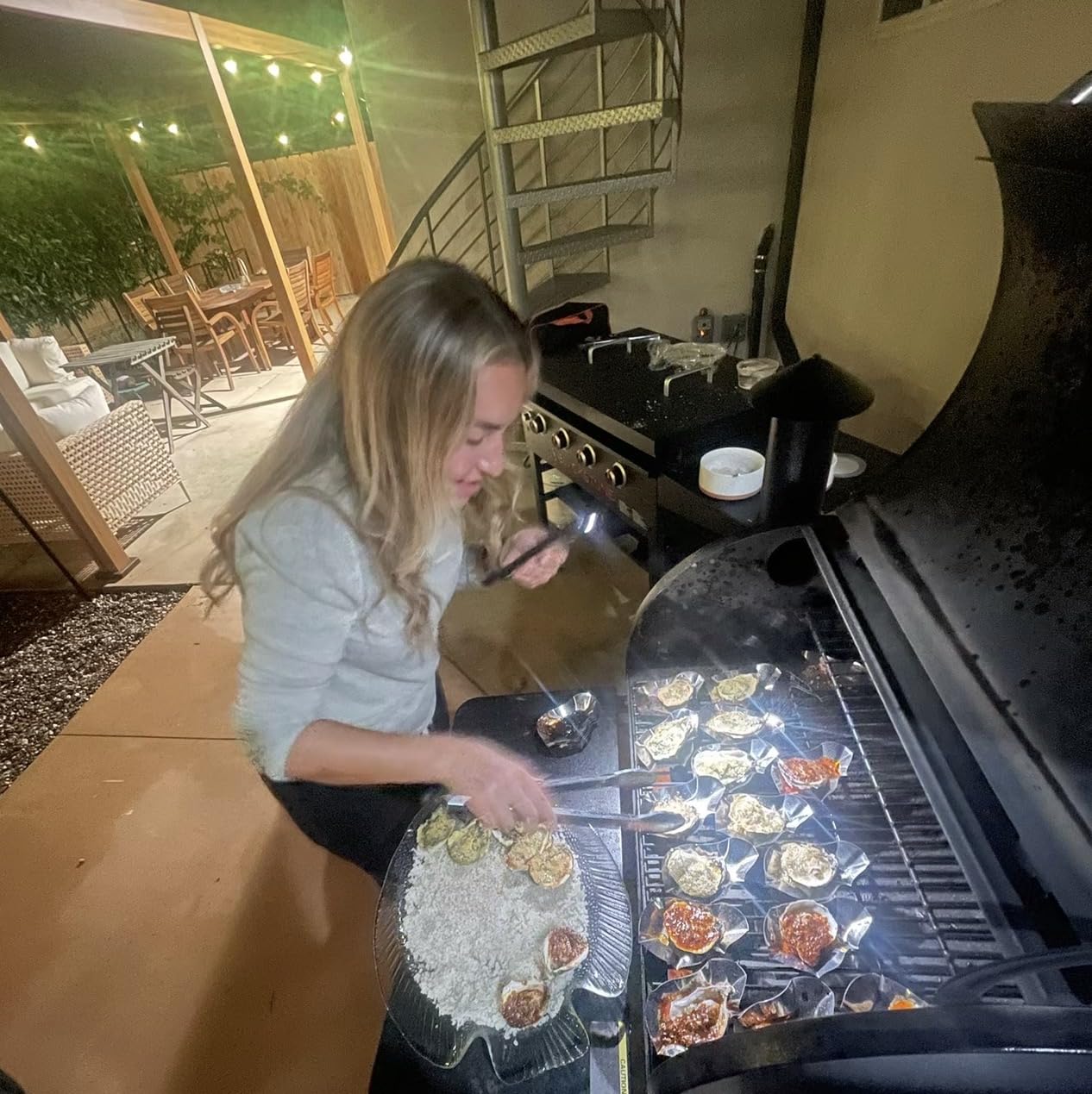 24pcs 304 Stainless Steel Oyster Shells, Oyster Grilling Shells for Cooking Oysters, Shrimp, Scallops, Clams customer photo 1