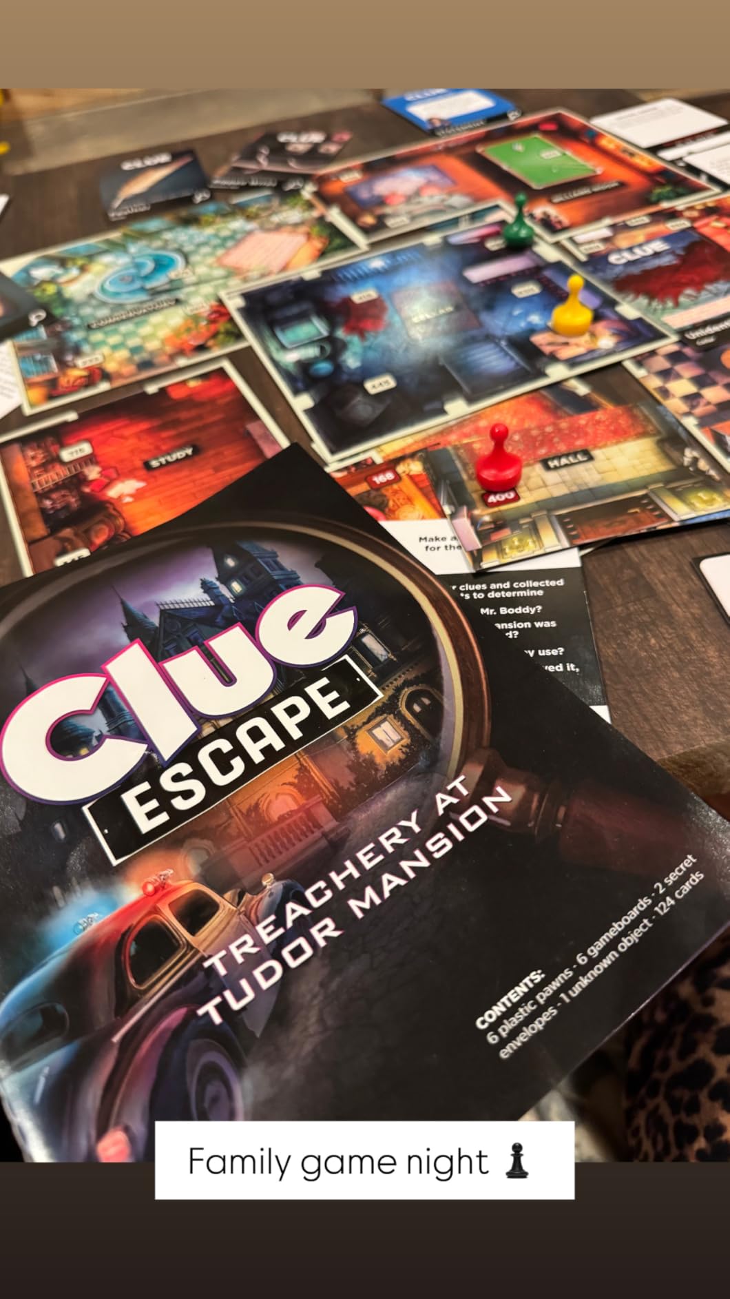 Clue Escape: The Midnight Hotel Board Game, Clue Escape Room Game, 1-Time Solve Mystery Games, Family Games for Ages 10+, 1-6 Players, 90 Mins. Avg. customer photo 2