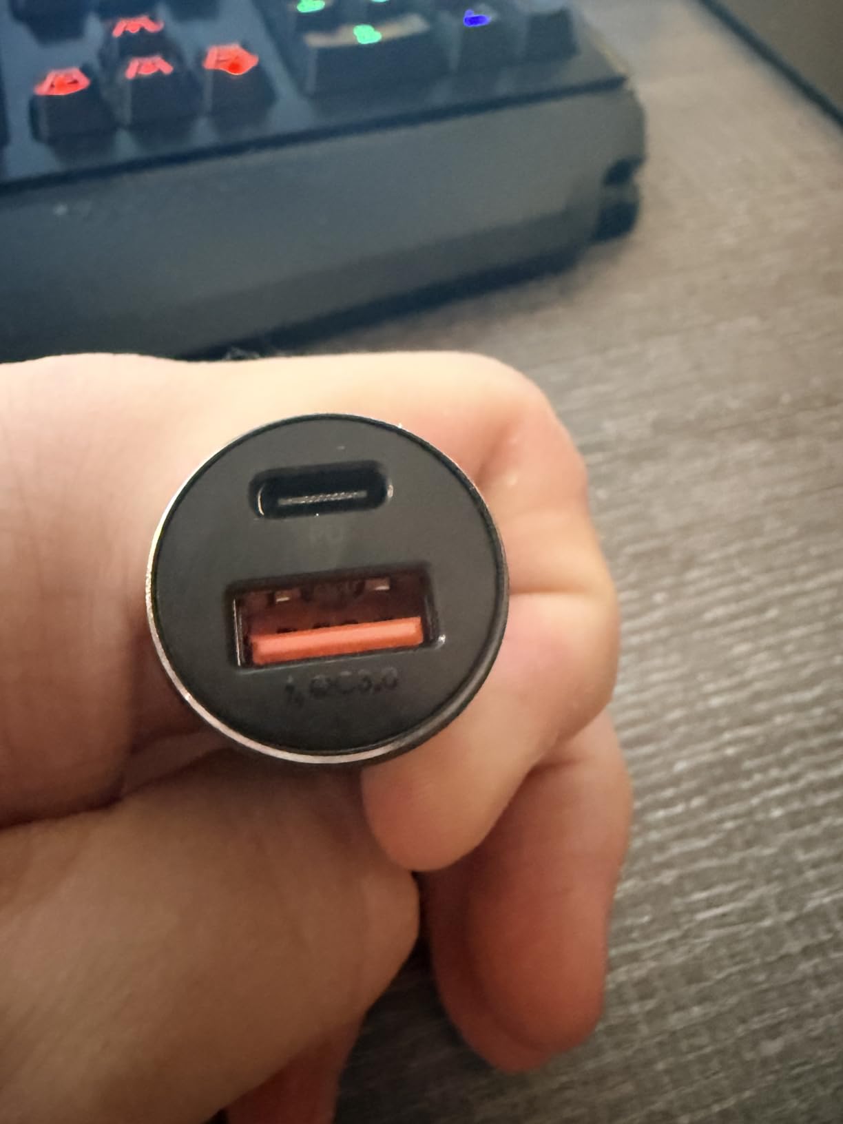 LISEN Car Charger USB C, 69W Cigarette Lighter USB Charger Adapter, Mini USBC Cars Fast Charging Adapter for iPhone 17 Pro Max 16 15 14 13 customer photo 1