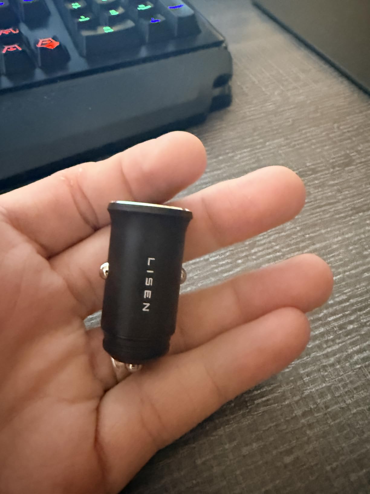 LISEN Car Charger USB C, 69W Cigarette Lighter USB Charger Adapter, Mini USBC Cars Fast Charging Adapter for iPhone 17 Pro Max 16 15 14 13 customer photo 2