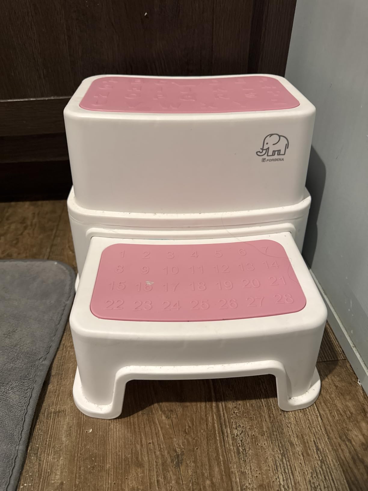 Forbena Toddler Step Stool for Bathroom Sink customer photo 2