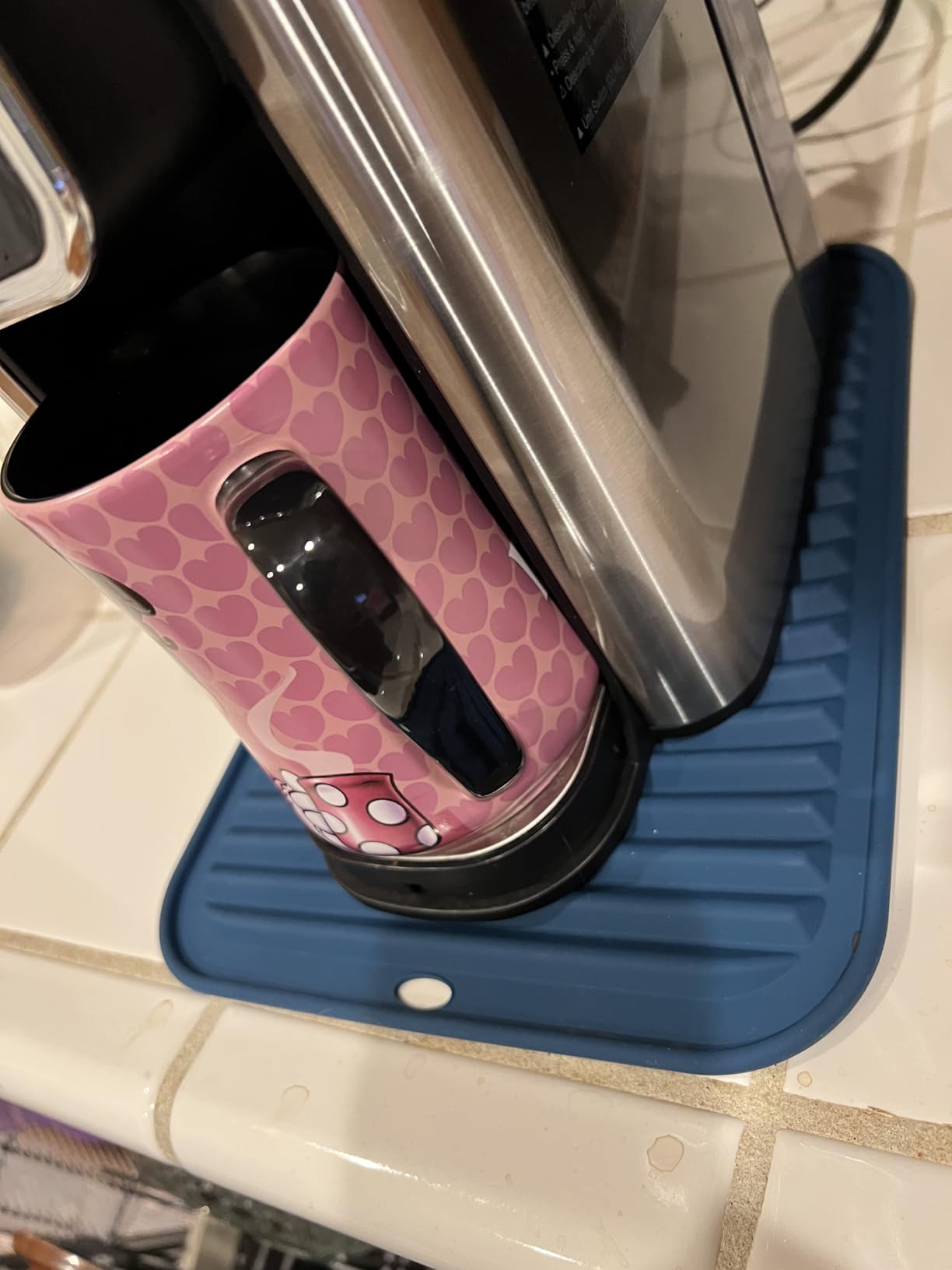 HOTEC 446℉ Heat Resistant BPA Free Silicone Trivets for Hot pots and Pans, for Kitchen Counter Dish Drying Mat, Set of 2 Dark Grey customer photo 2
