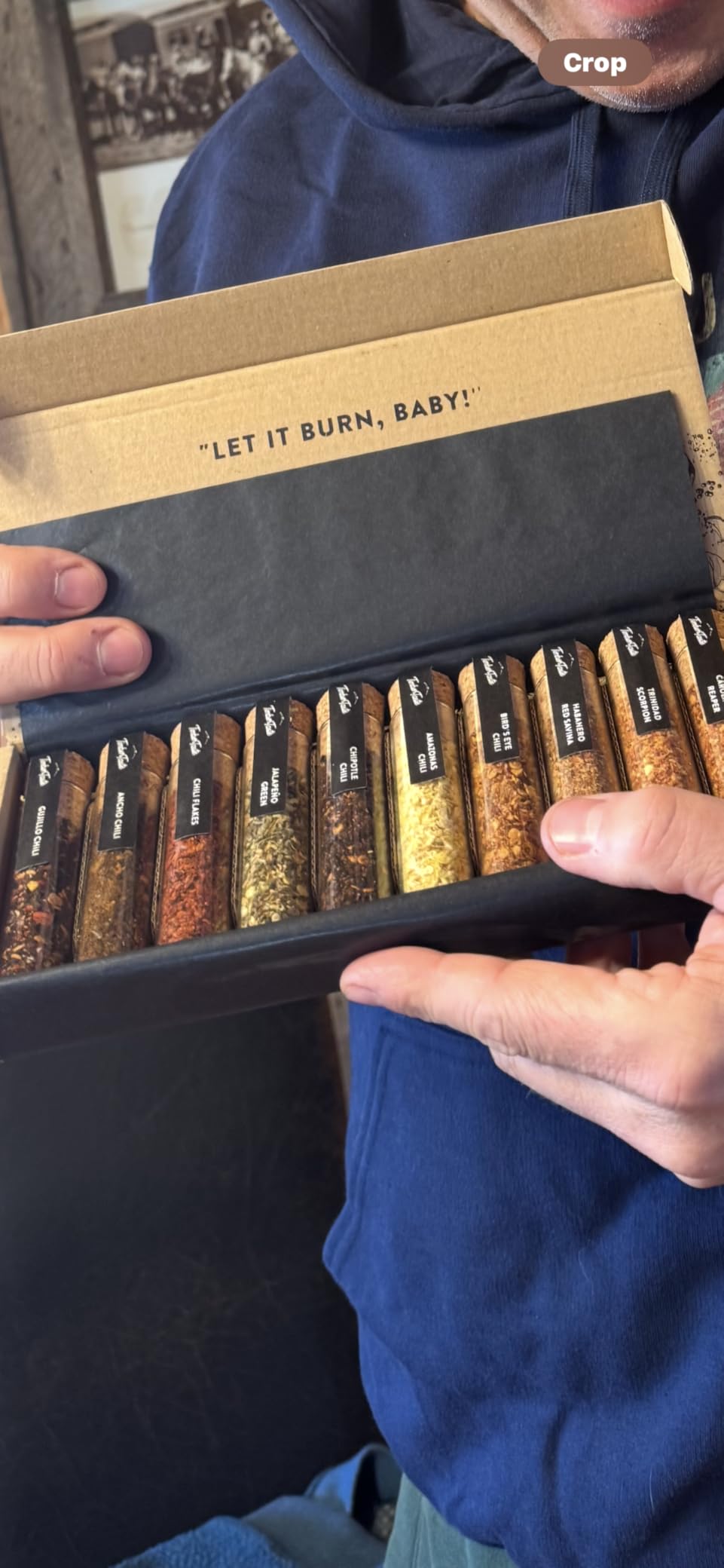 TIMBER TASTE Hot Chili Gift Set for Men [UP TO 1,200,000 SCOVILLE] - 10 Exotic Pepper Varieties | Spicy Seasoning Gift Set | Spice Set for Him | Hot Spice Collection | Gourmet Food Gifts for Adults customer photo 1