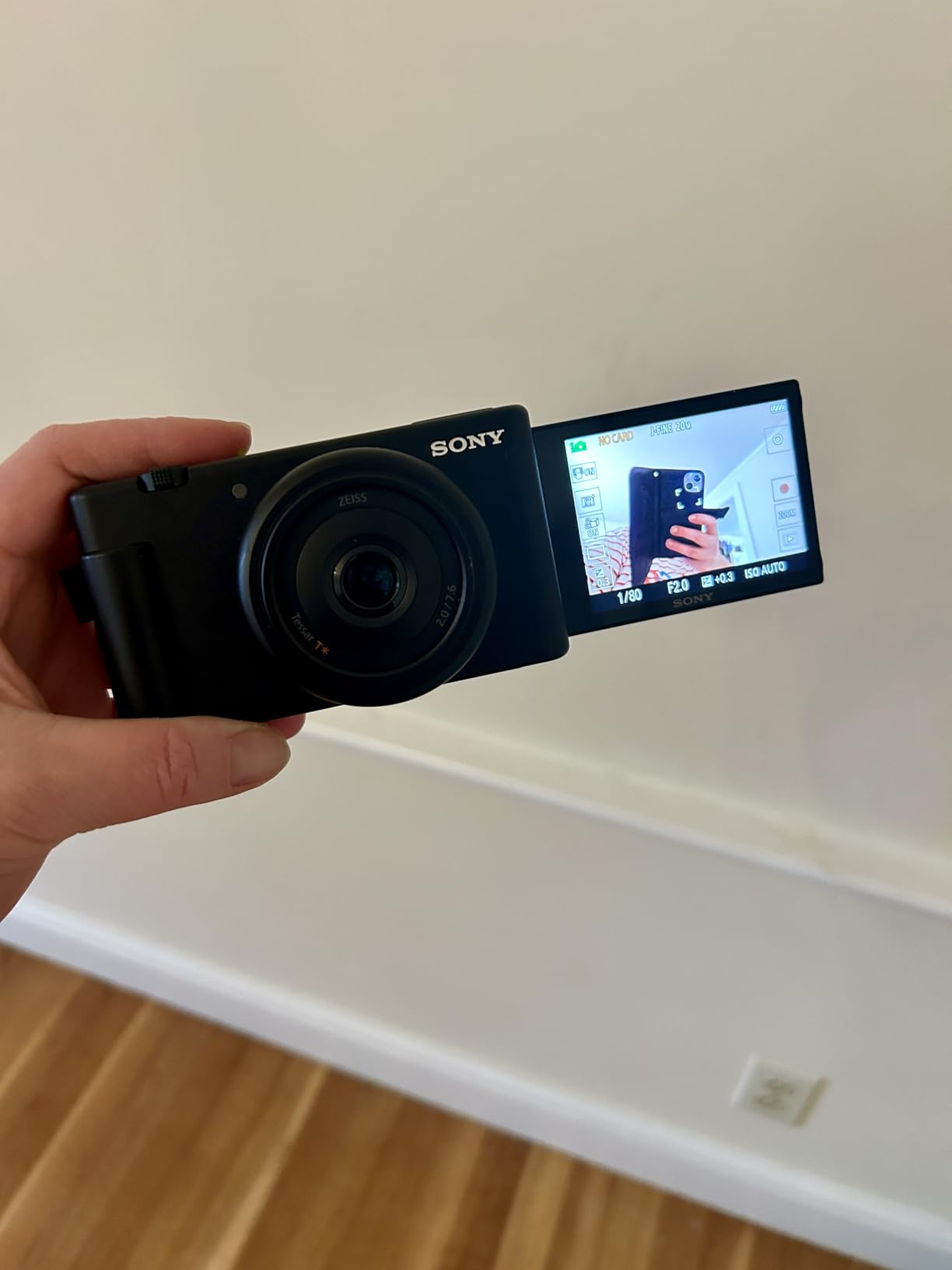 Sony ZV-1F Vlog Camera for Content Creators and Vloggers - Black customer photo 2