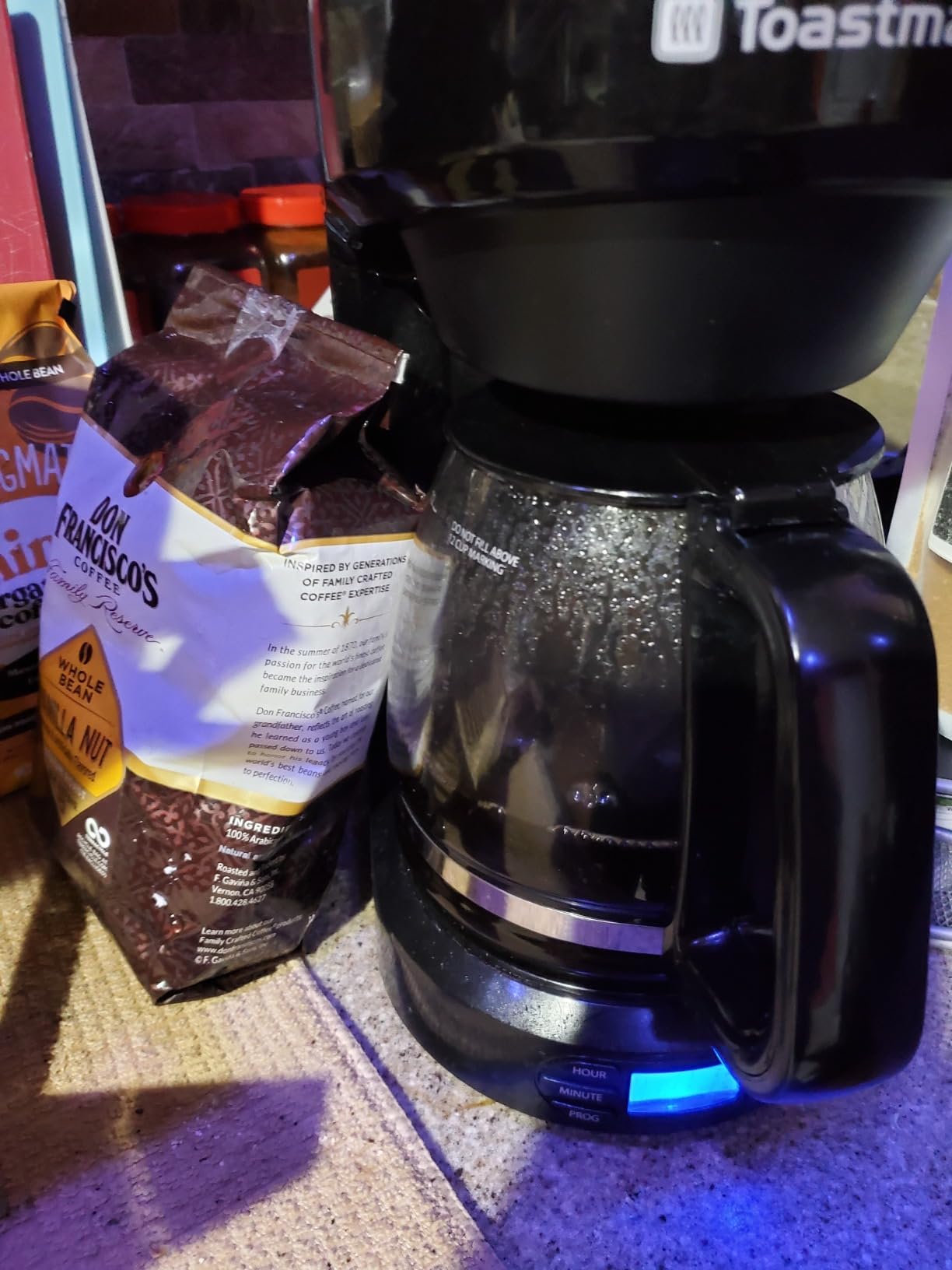 Don Francisco's Vanilla Nut Whole Bean Coffee, Medium Roast - 100% Arabica, Flavored Coffee, 20 oz Bag customer photo 1