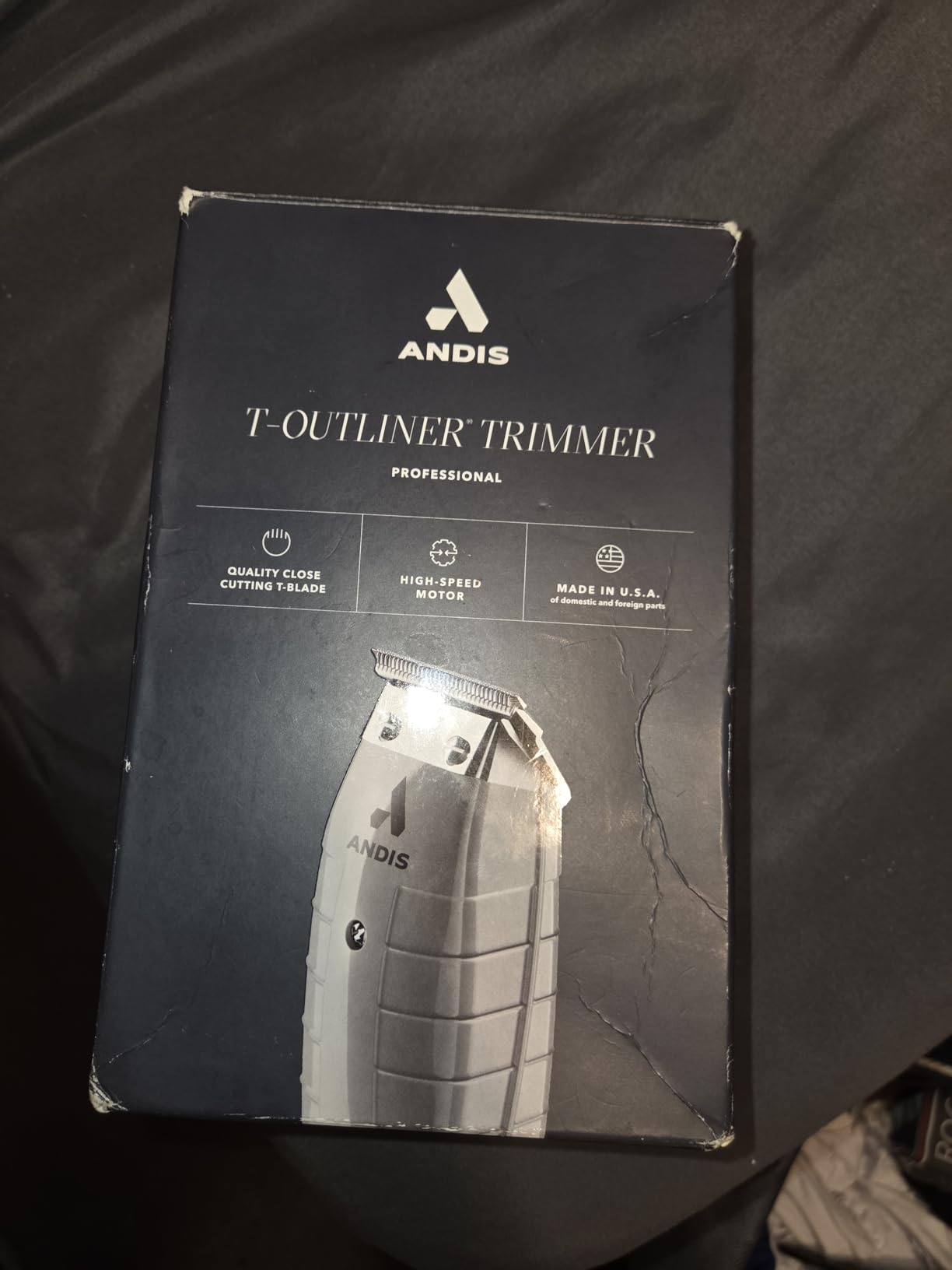 Andis 04780 Professional T-Outliner Beard & Hair Trimmer for Men with Carbon Steel T-Blade, Bump Free Technology - Corded Electric Beard Trimmer, GTO, Grey customer photo 1